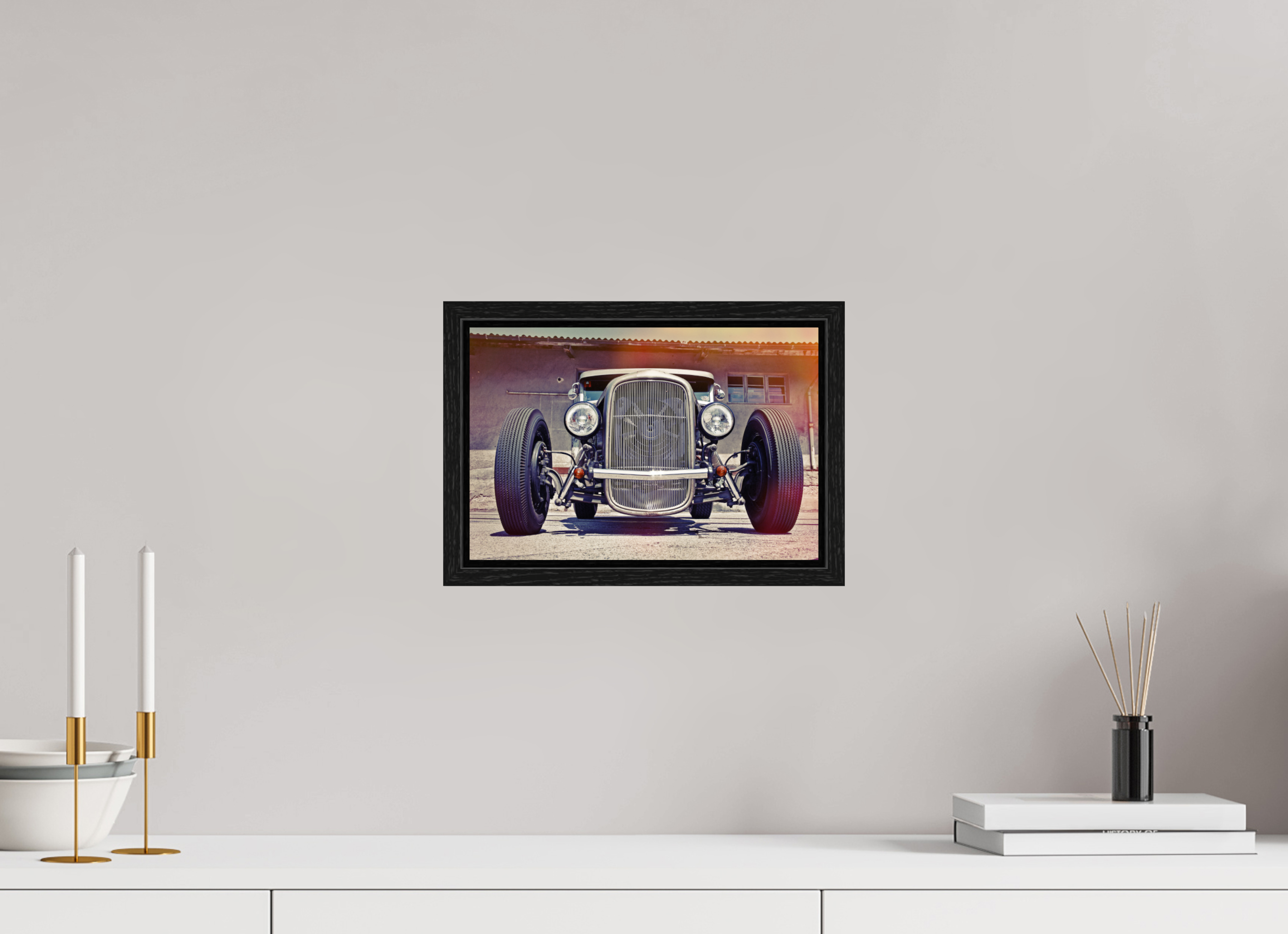30 x 20 cm, Floater Frame Jay Jay's Hot Rod