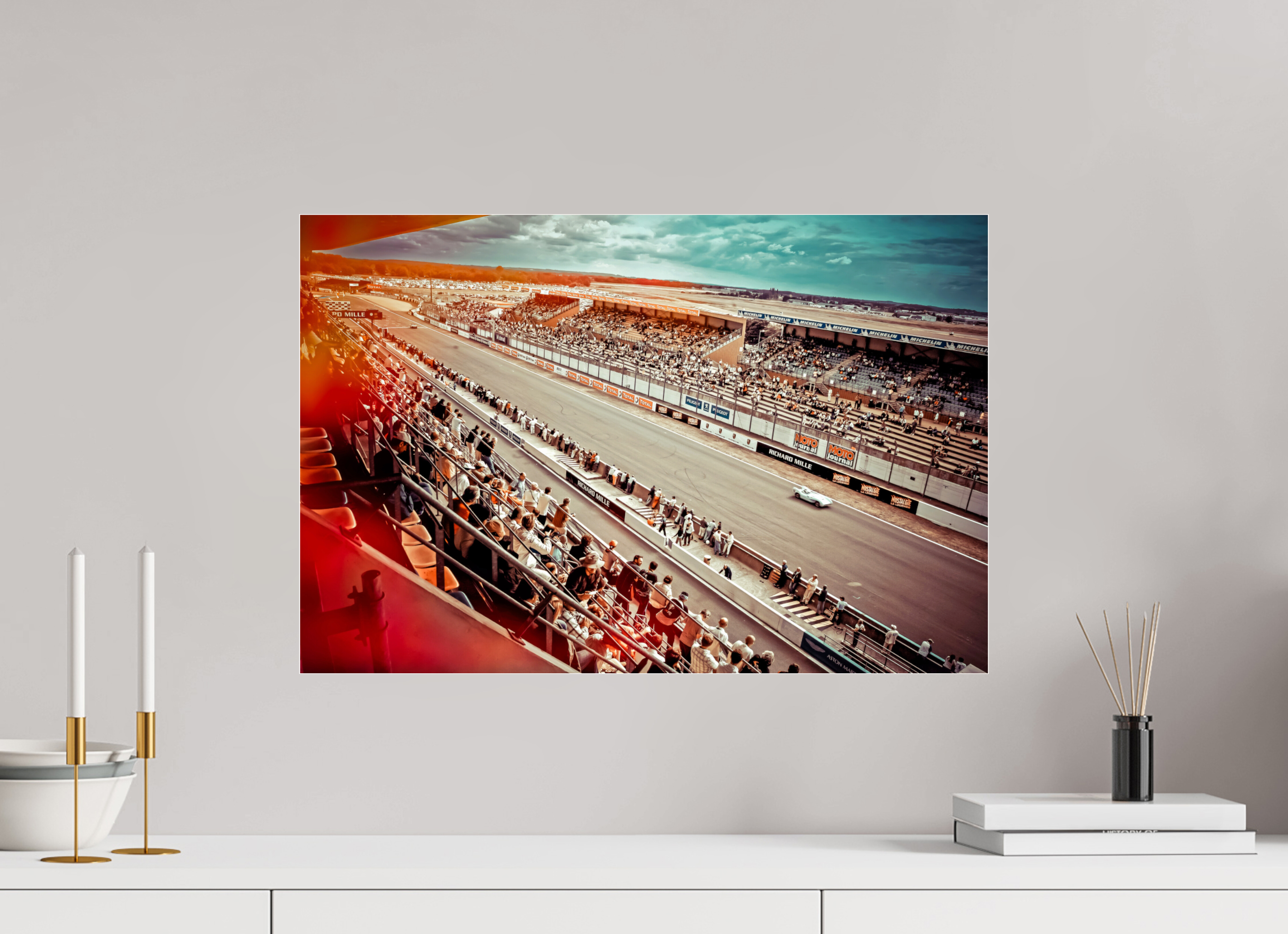 60 x 40 cm, Photo Print Under Acrylic Glass Le Mans - Circuit de la Sarthe