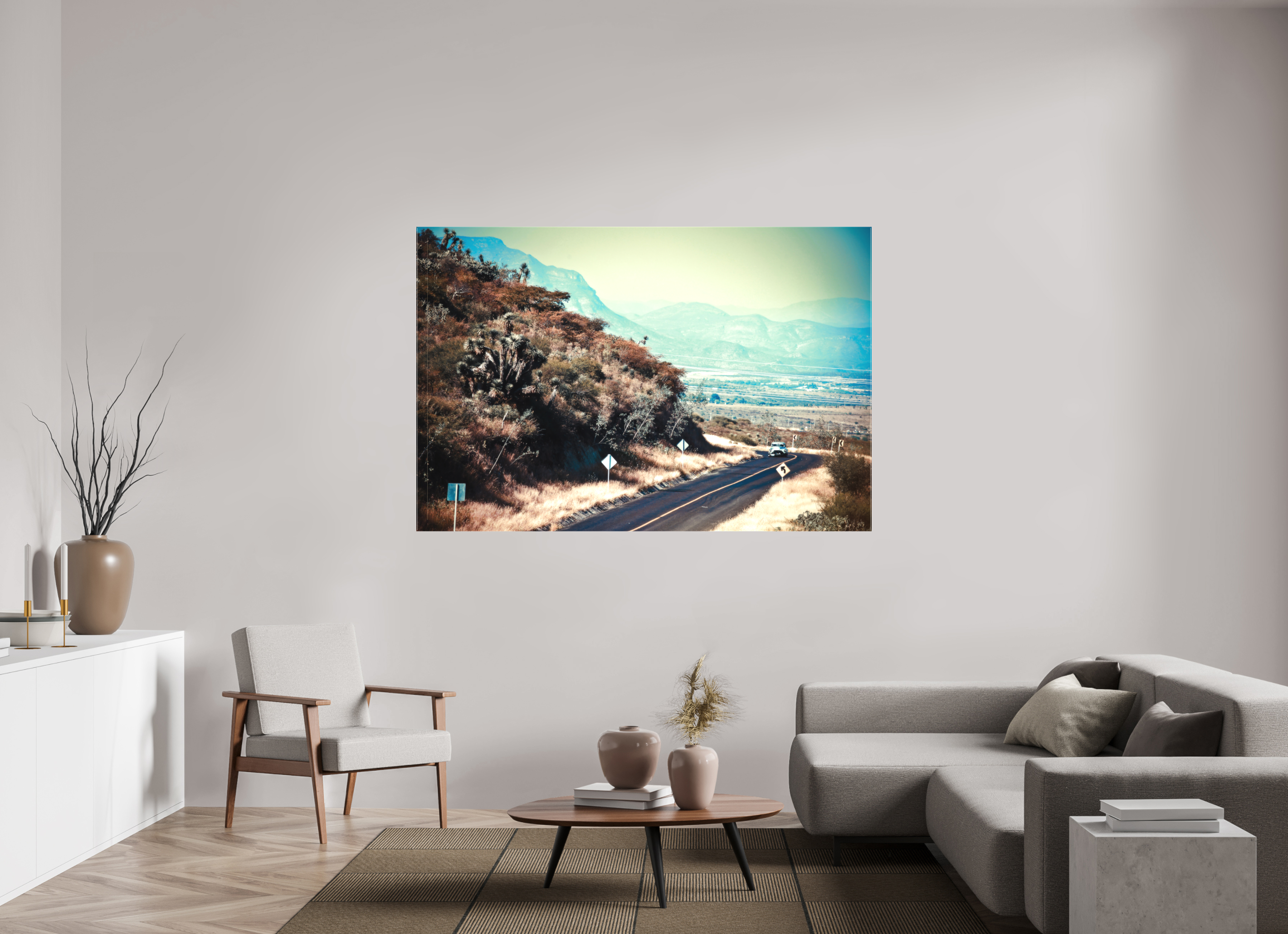 180 x 120 cm, Leinwand matt La Carrera Panamerica Mexico - V