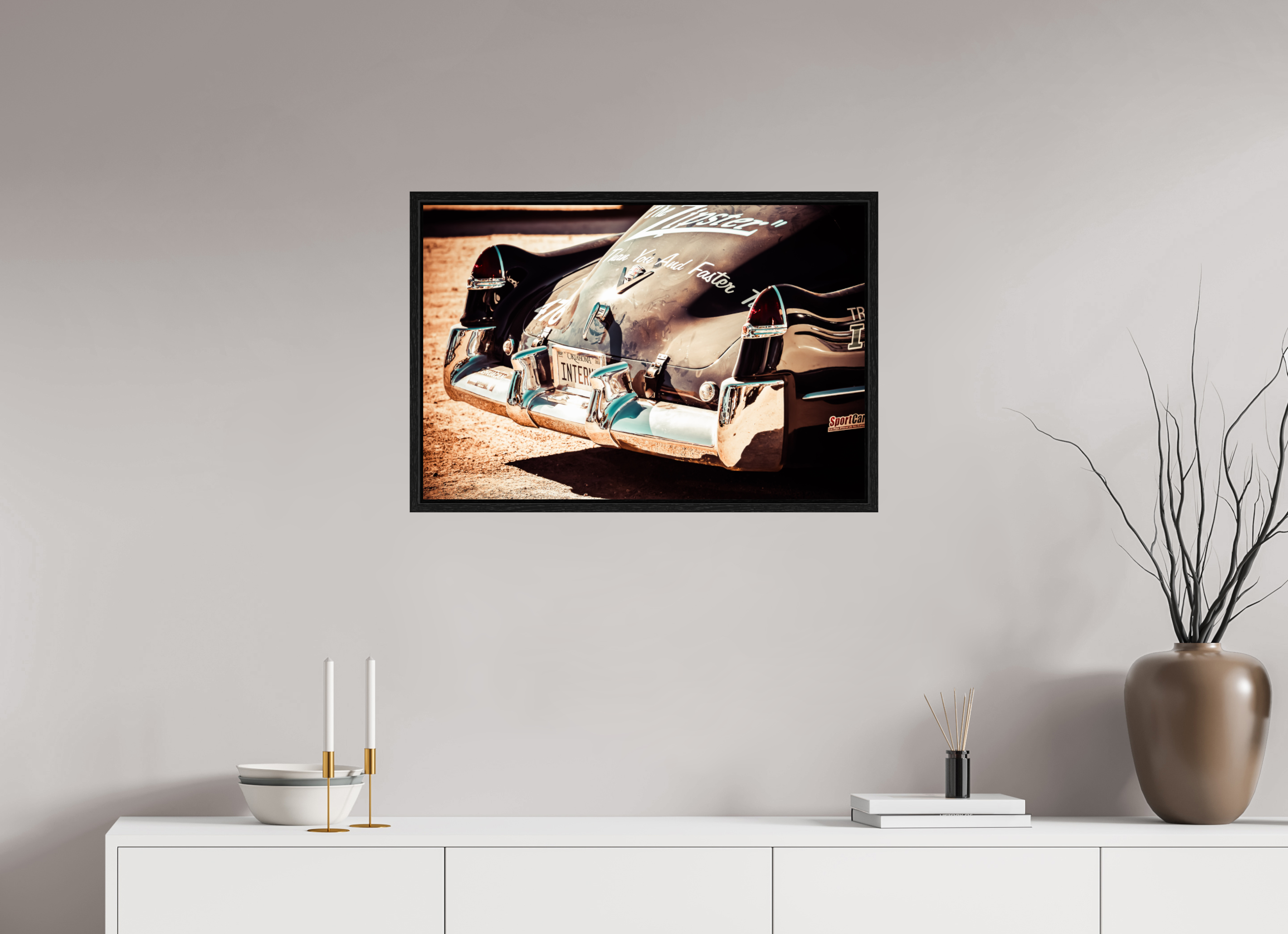 75 x 50 cm, Floater Frame La Carrera Panamerica Mexico - III