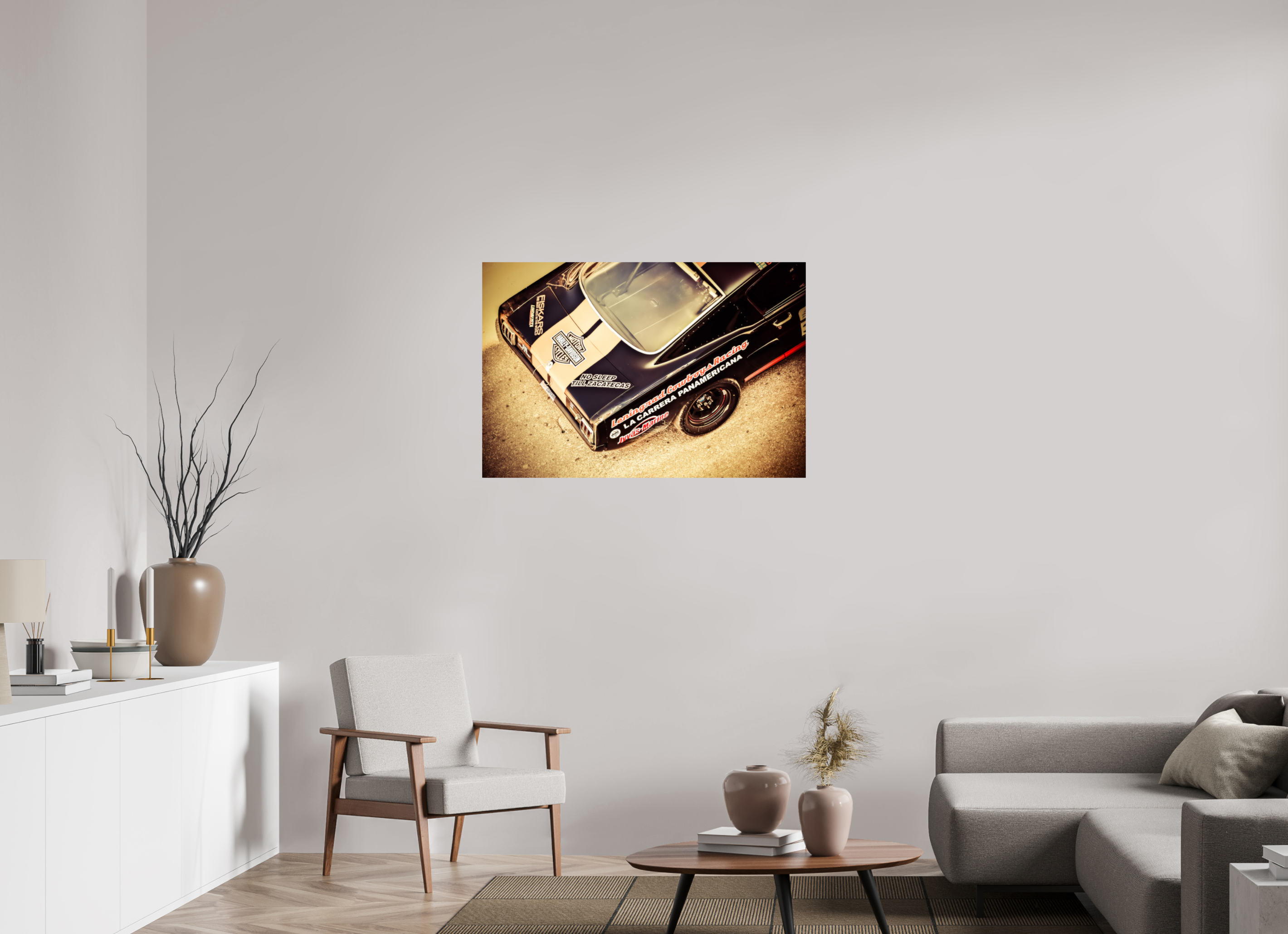105 x 70 cm, Photo Print On Fuji Crystal DP II La Carrera Panamerica Mexico - II