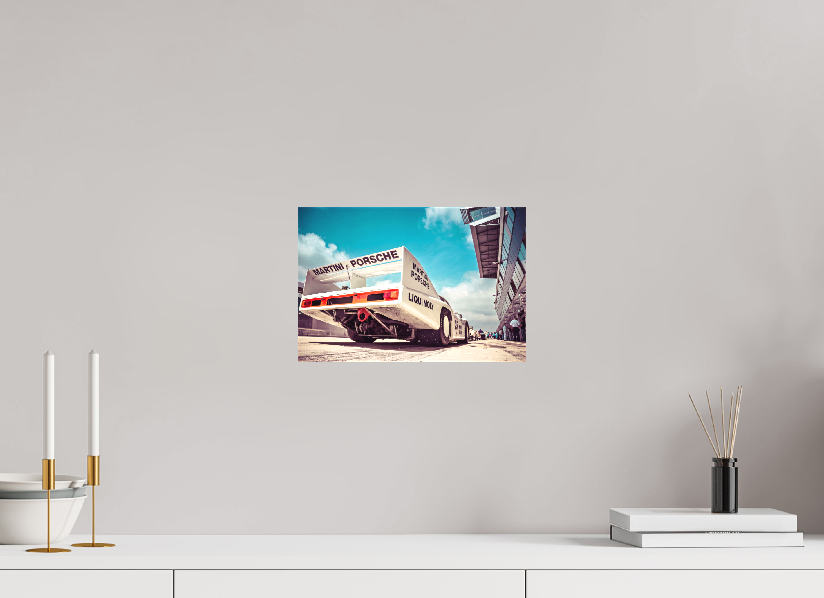 30 x 20 cm, Leinwand matt Le Mans - Porsche 936