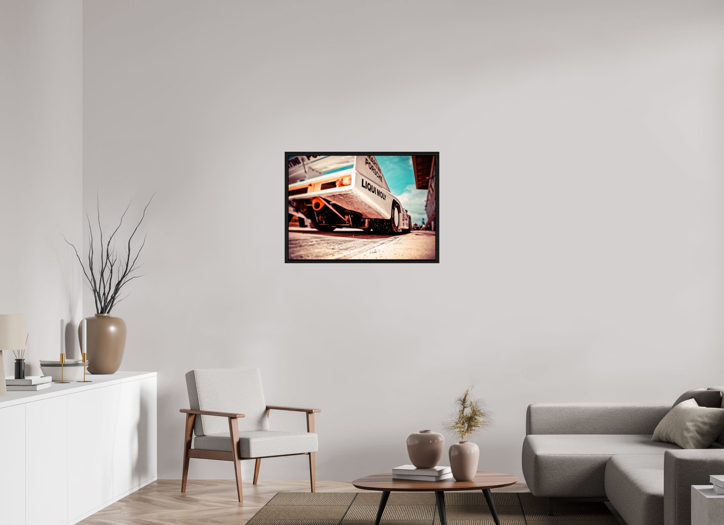 DIN A1 (84,1 x 59,4 cm), Floater Frame Le Mans 24 Heures du Mans Racing - II