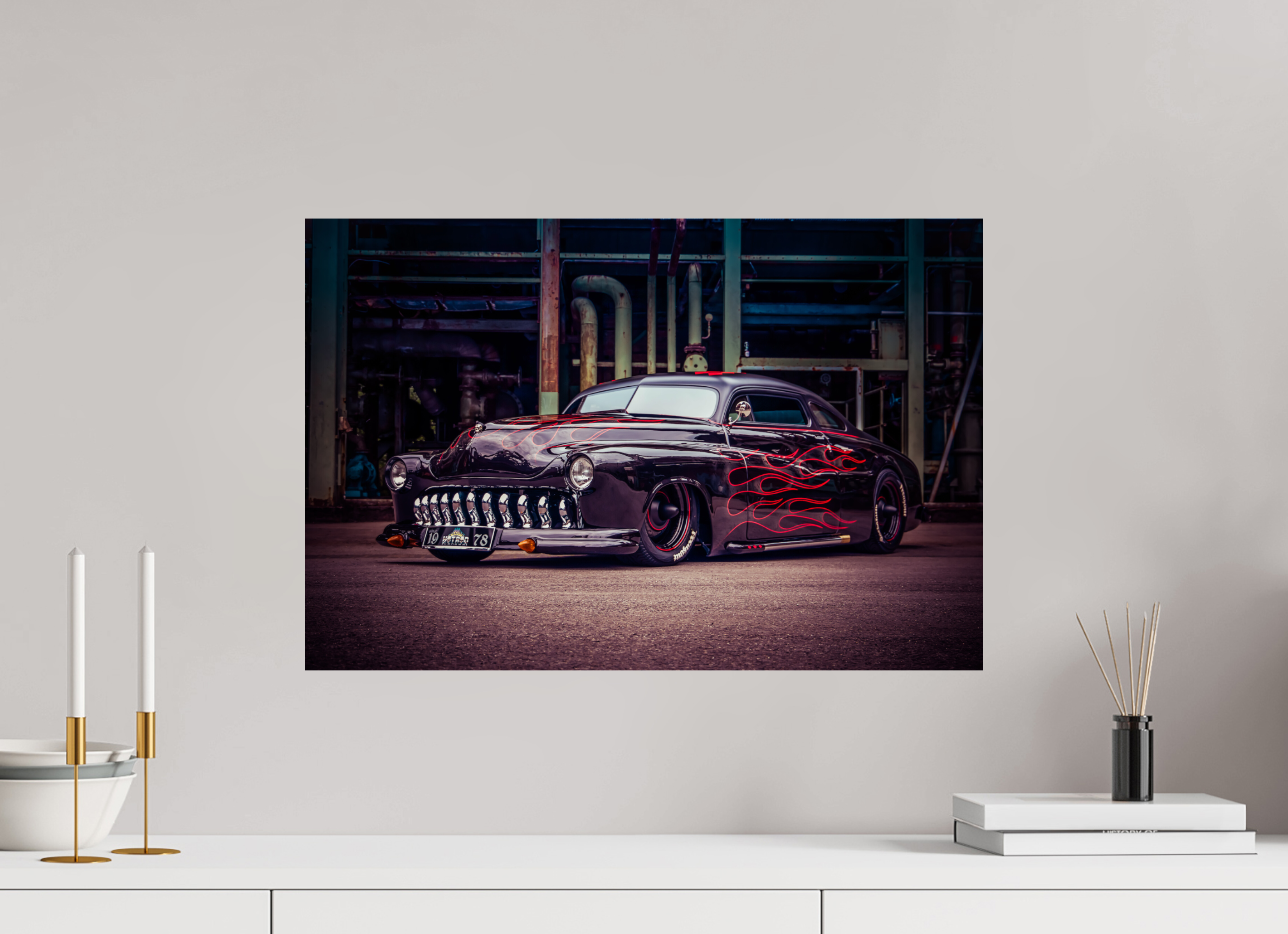 60 x 40 cm, Photo Print On Fuji Crystal DP II Rockabilly Freakout Kustom