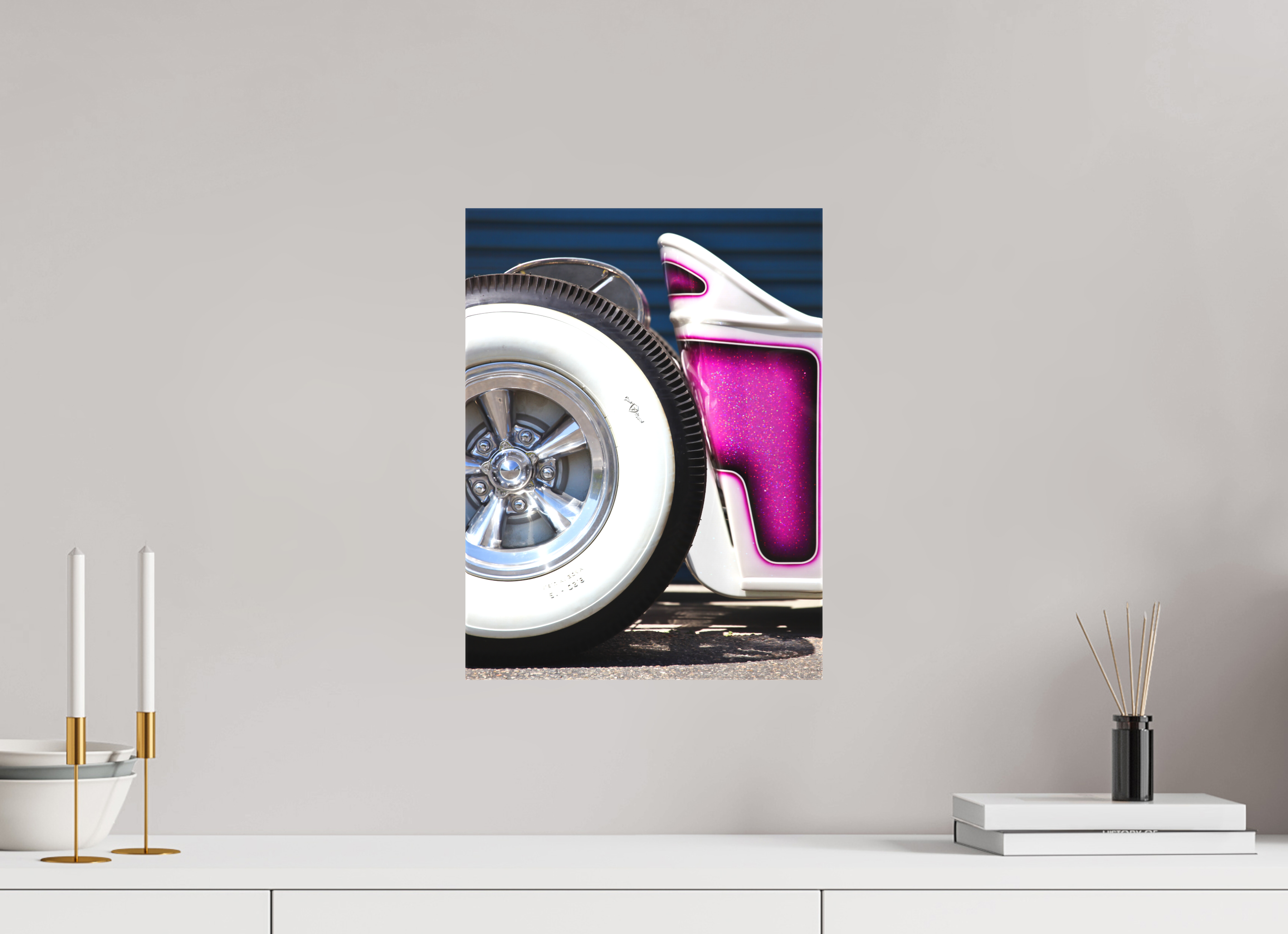 30 x 40 cm, Leinwand matt Hot Rods: Singapore Sling