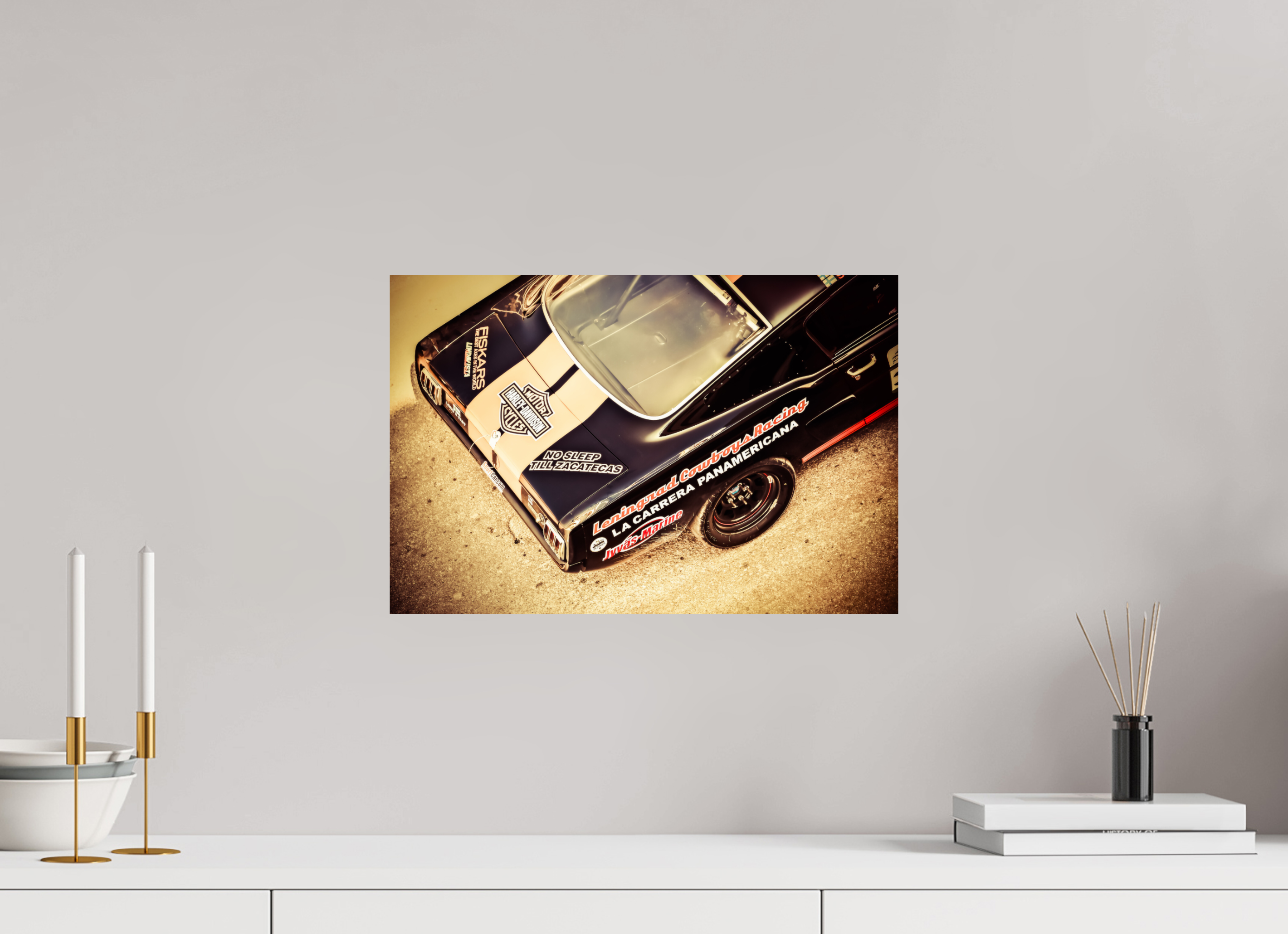 45 x 30 cm, Photo Print On Fuji Crystal DP II La Carrera Panamerica Mexico - II