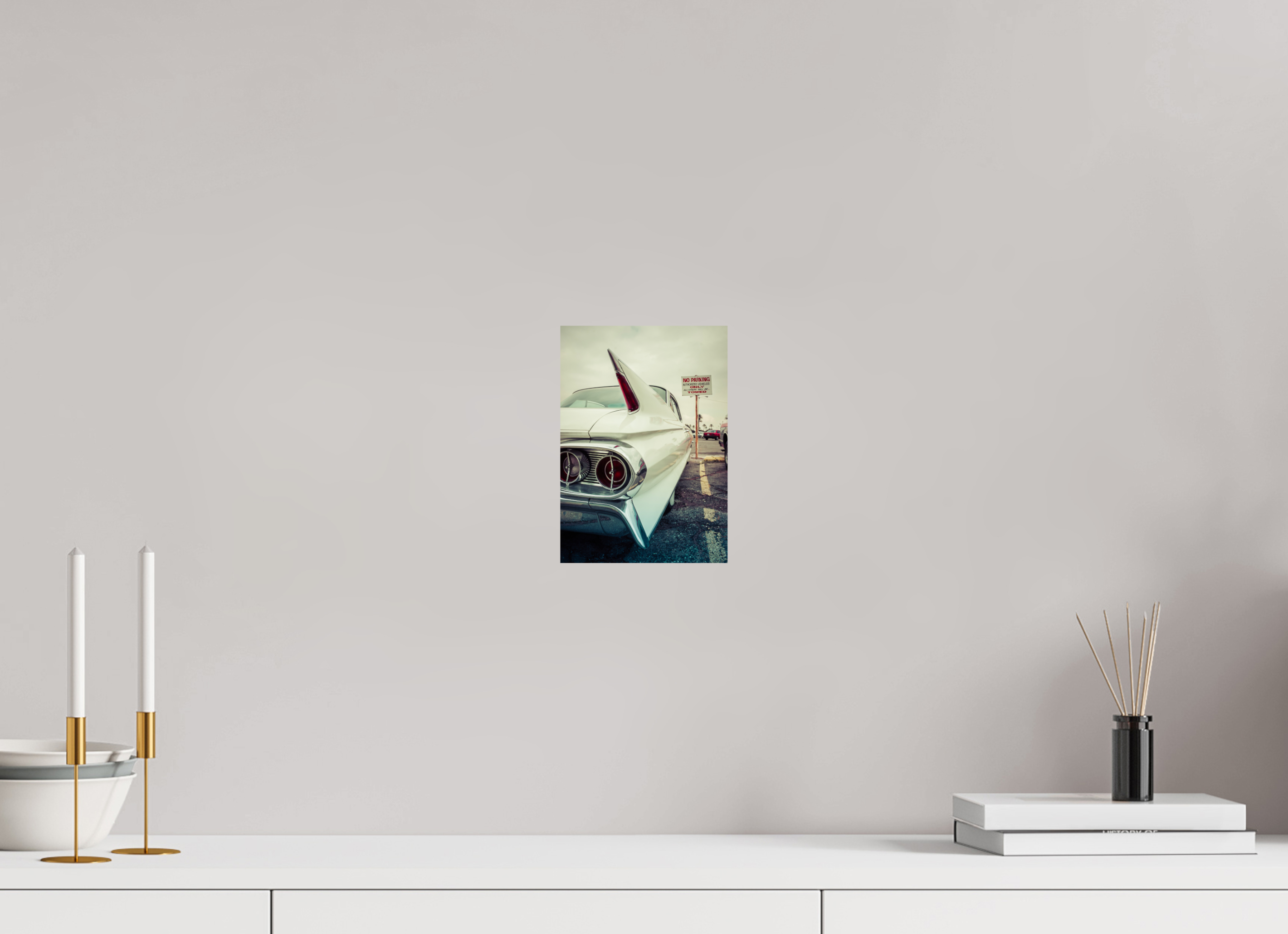 DIN A5 (14,8 x 21 cm), Photo Print On Fuji Crystal DP II White Cadillac Vegas