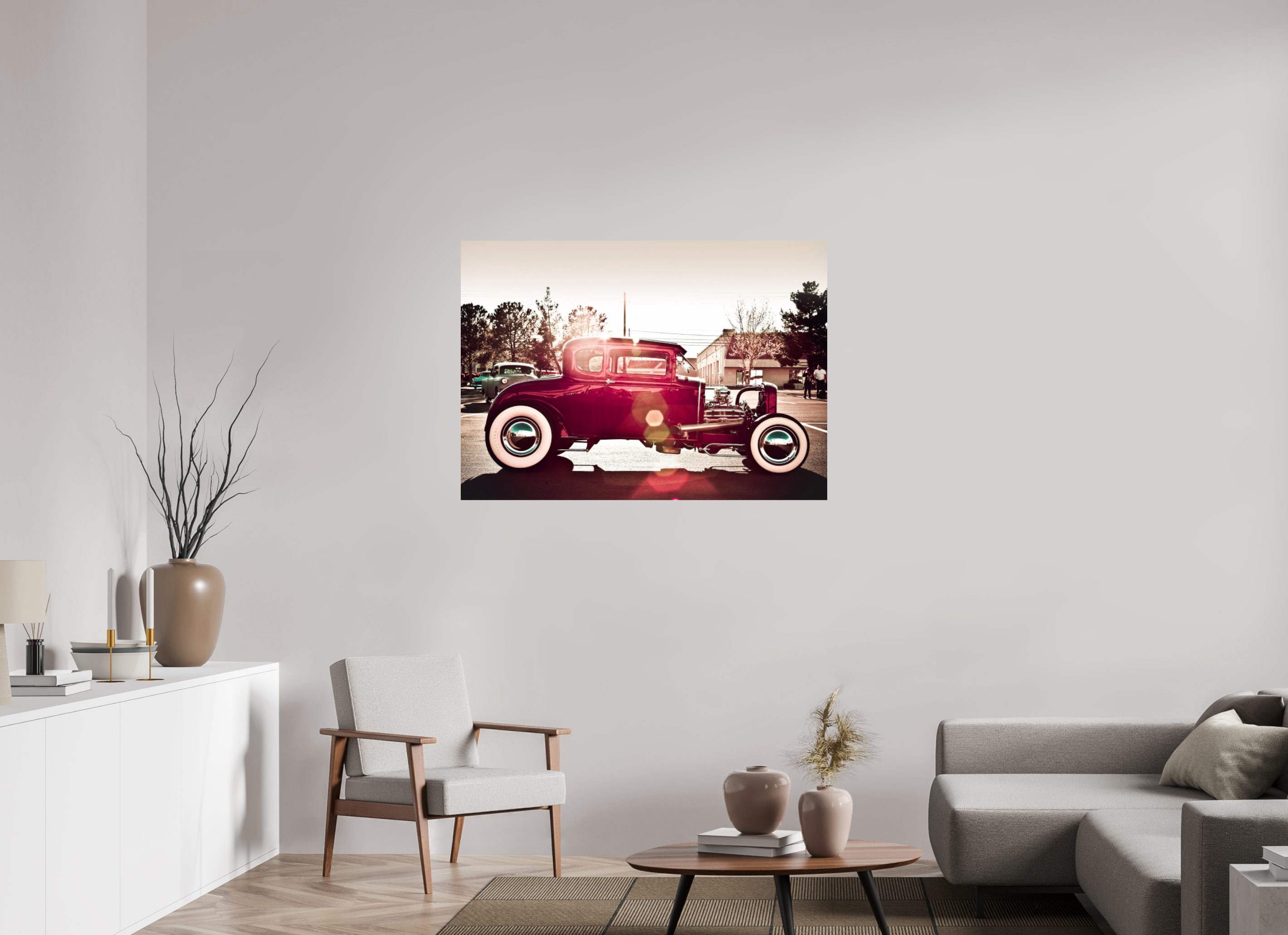 DIN A0 (118,9 x 84,1 cm), Photo Print On Fuji Crystal DP II Red Hot Rod