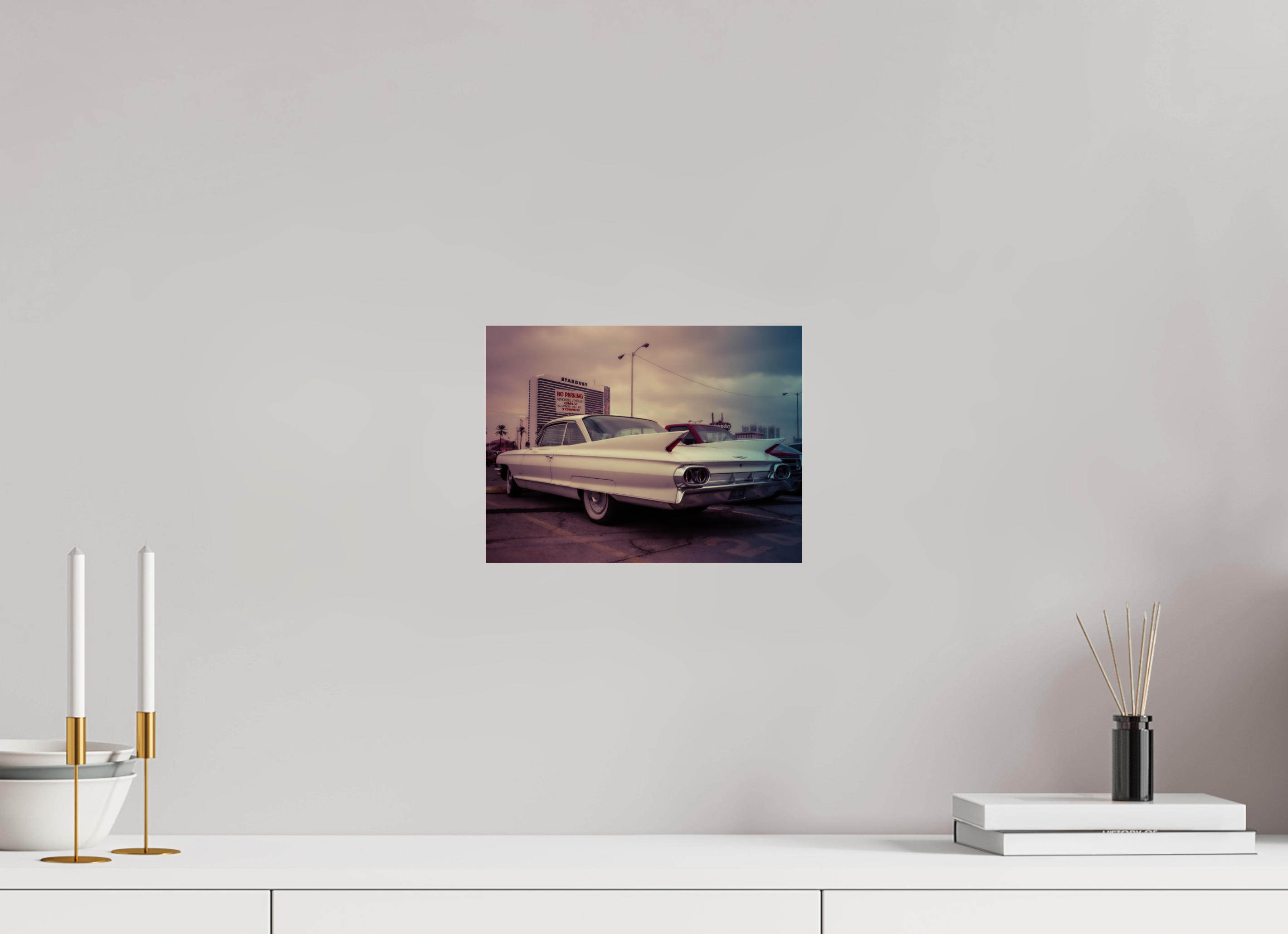 28 x 21 cm, Photo Print On Fuji Crystal DP II Vintage Las Vegas: Cadillac Stardust Hotel
