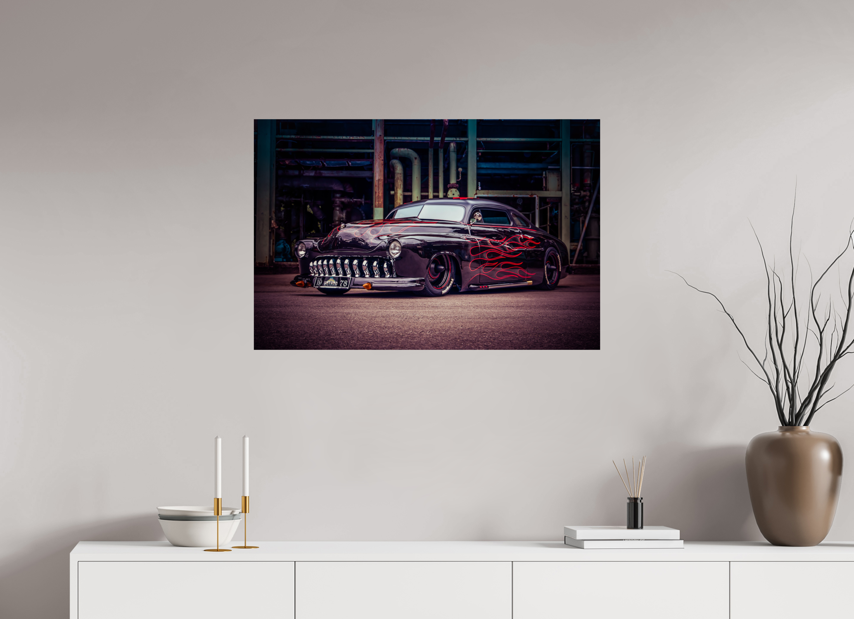 90 x 60 cm, Photo Print On Fuji Crystal DP II Rockabilly Freakout Kustom
