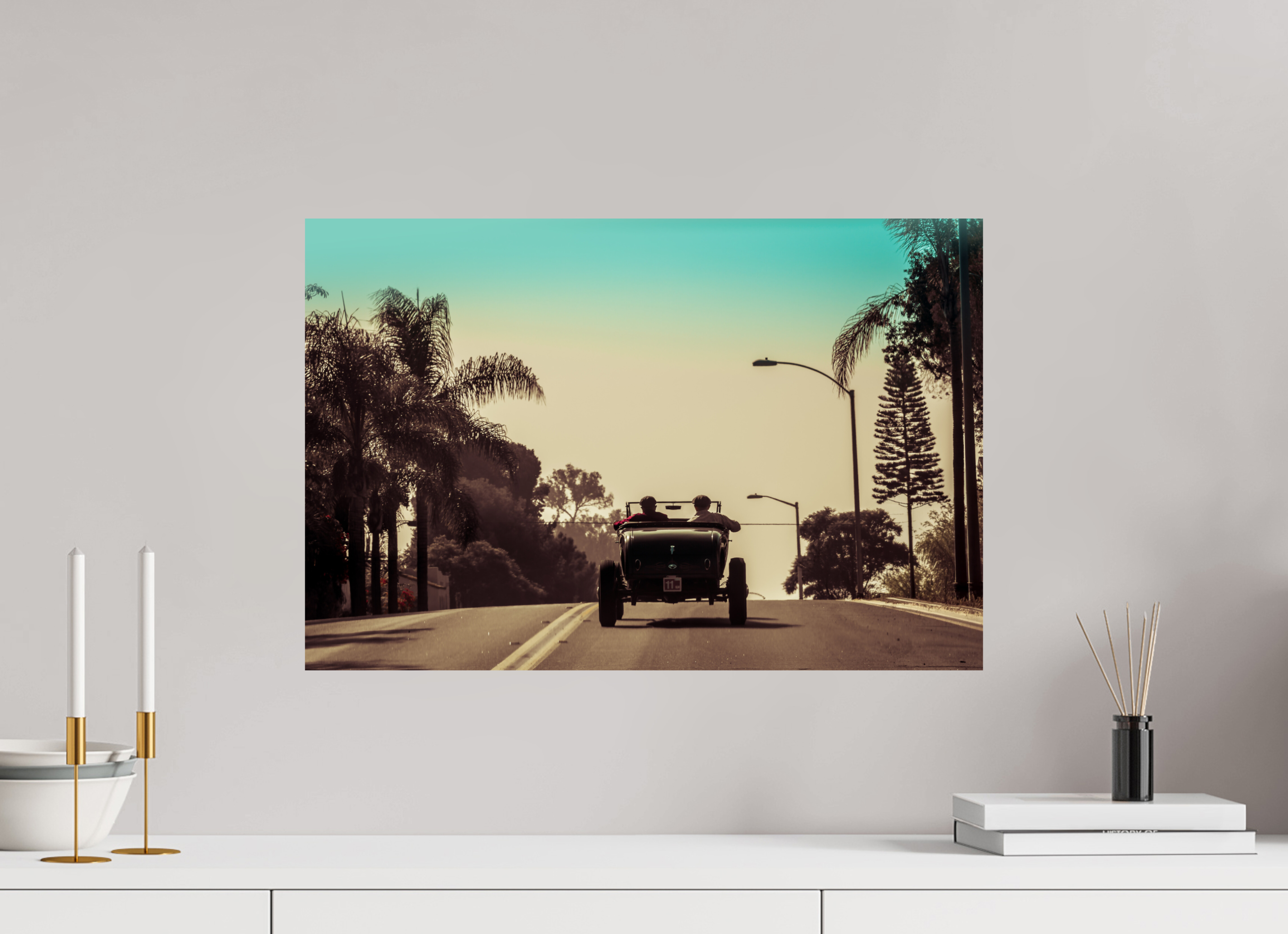 60 x 40 cm, Photo Print On Fuji Crystal DP II Hot Rod Ridin' SoCal