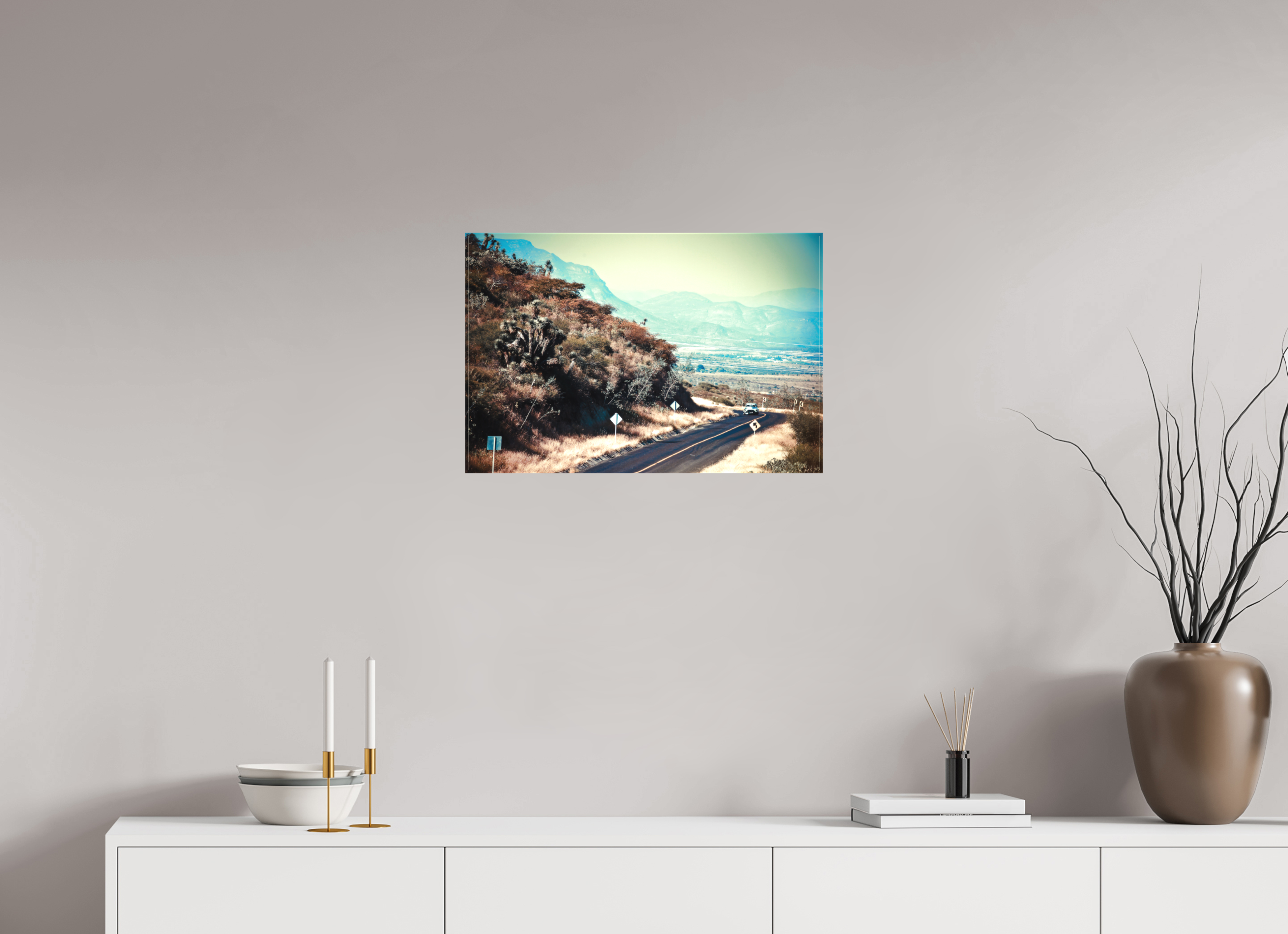 60 x 40 cm, Leinwand matt La Carrera Panamerica Mexico - V