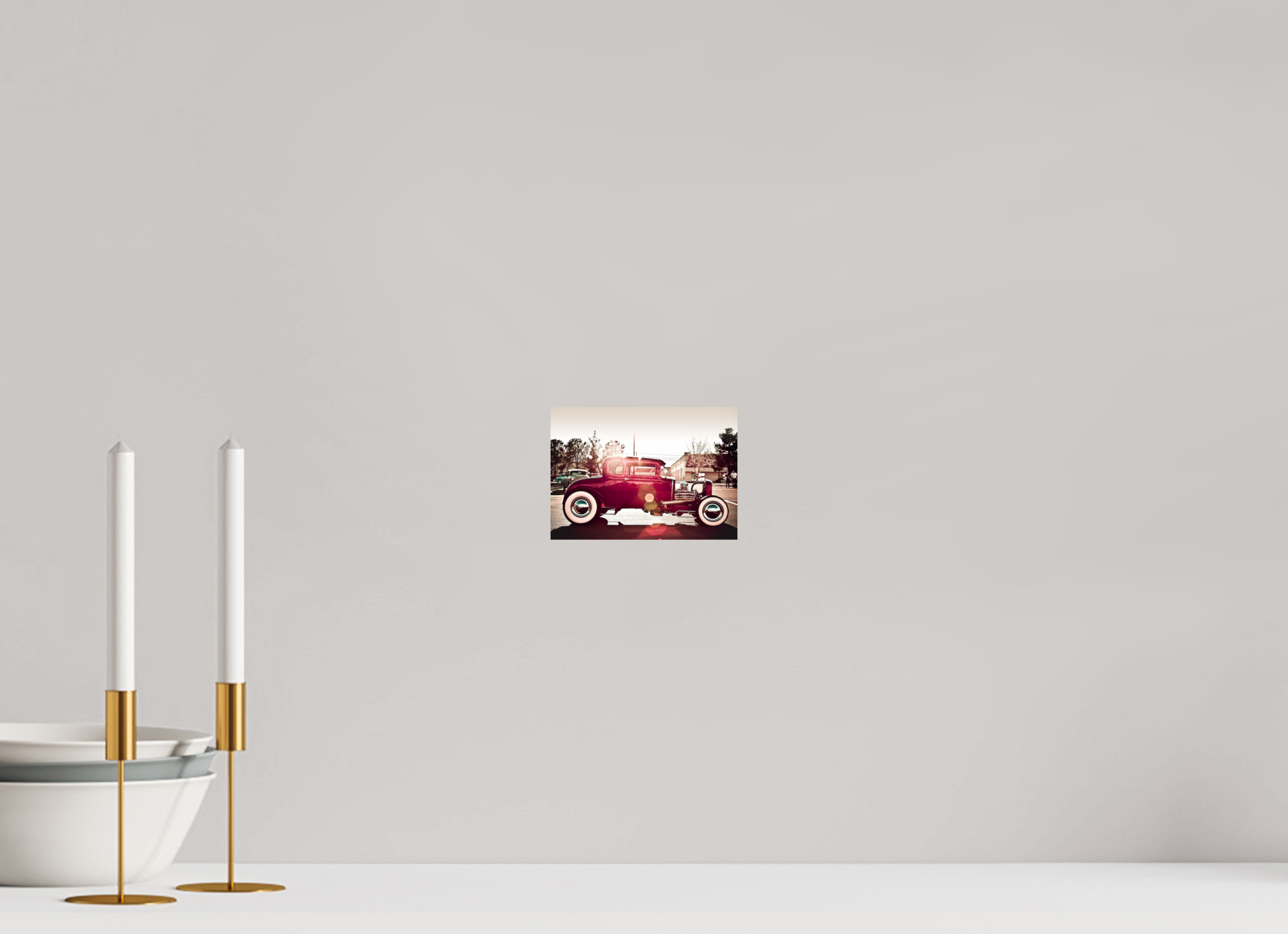 DIN A6 (14,8 x 10,5 cm), Photo Print On Fuji Crystal DP II Red Hot Rod