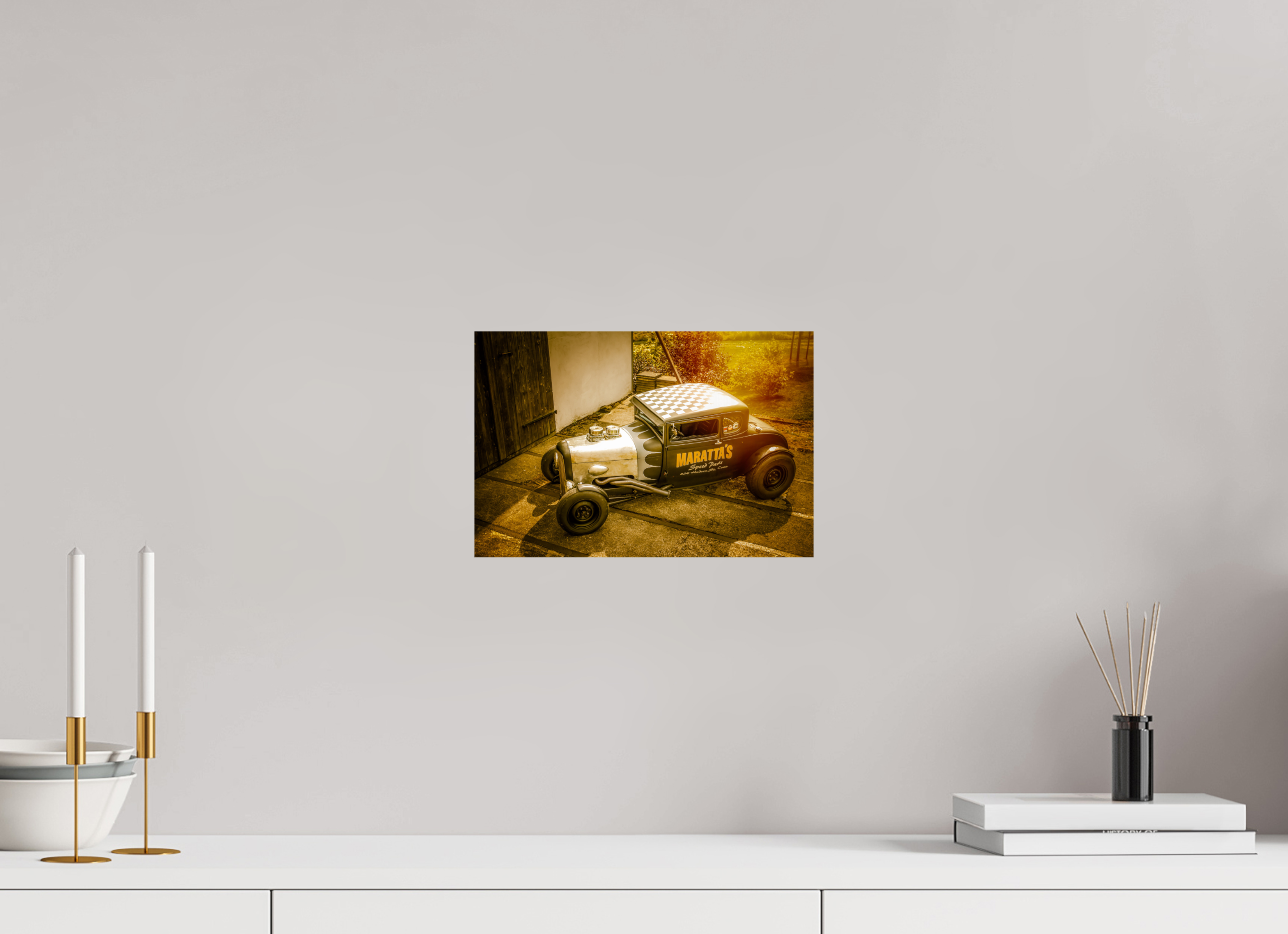 30 x 20 cm, Photo Print On Fuji Crystal DP II Hot Rod Maratta