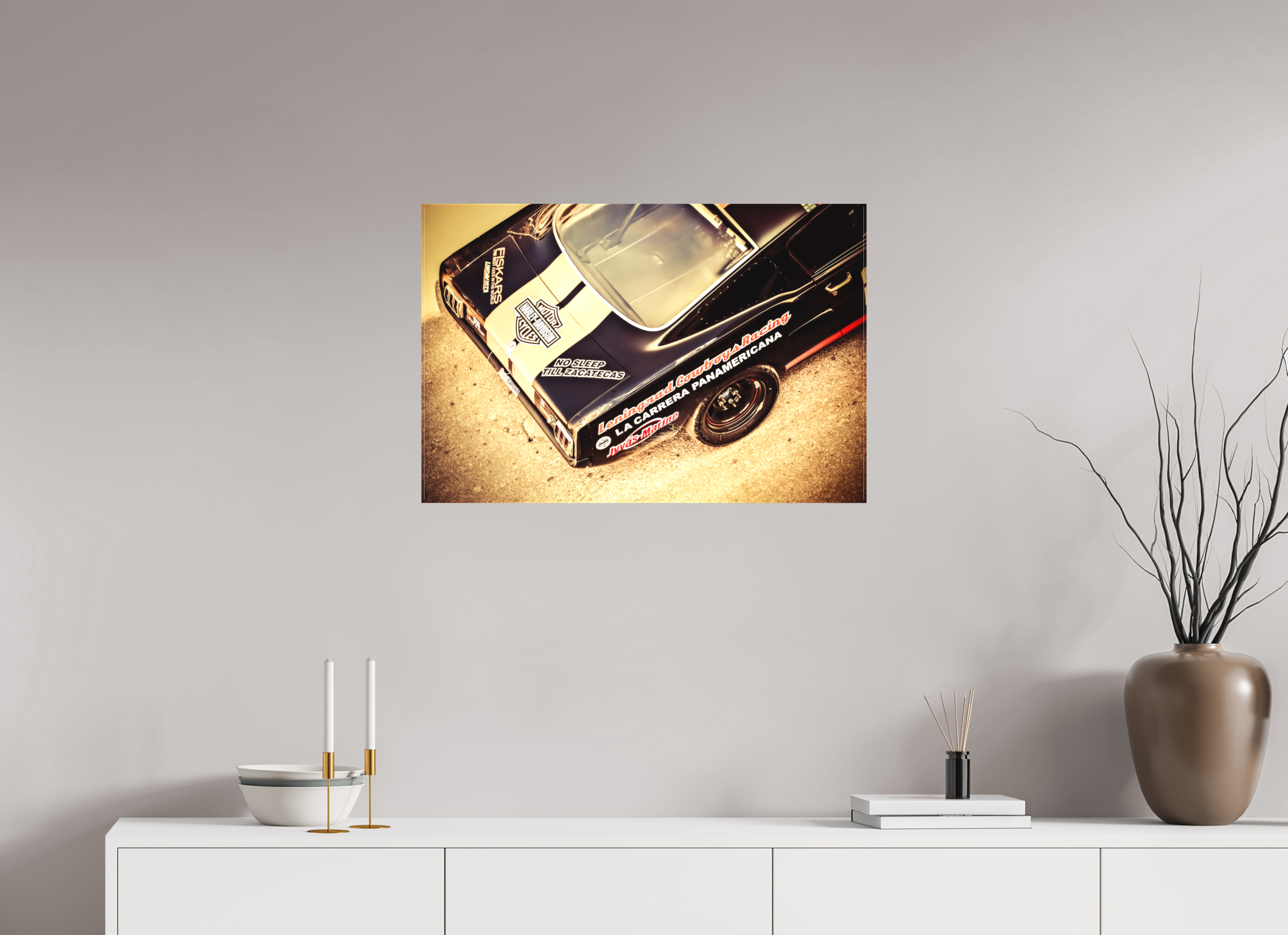 75 x 50 cm, Leinwand matt La Carrera Panamerica Mexico - II