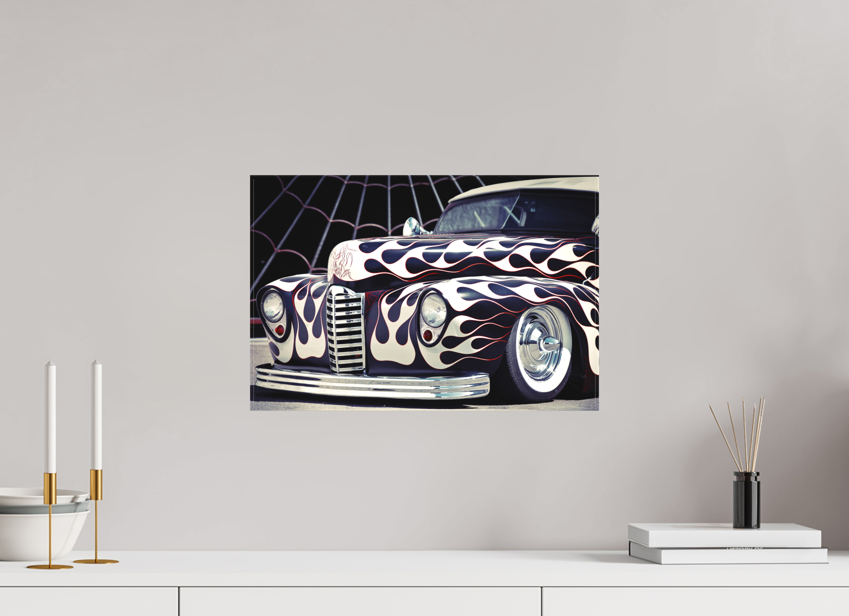 45 x 30 cm, Leinwand matt 1941 Ford Kustom | Counts Kustoms
