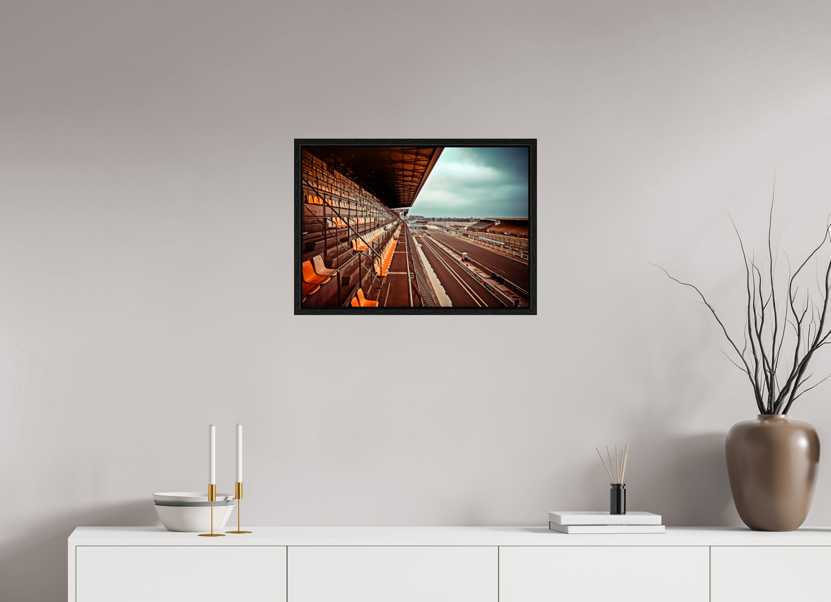 DIN A2 (59,4 x 42 cm), Floater Frame Le Mans 24 Heures du Mans Racing - III
