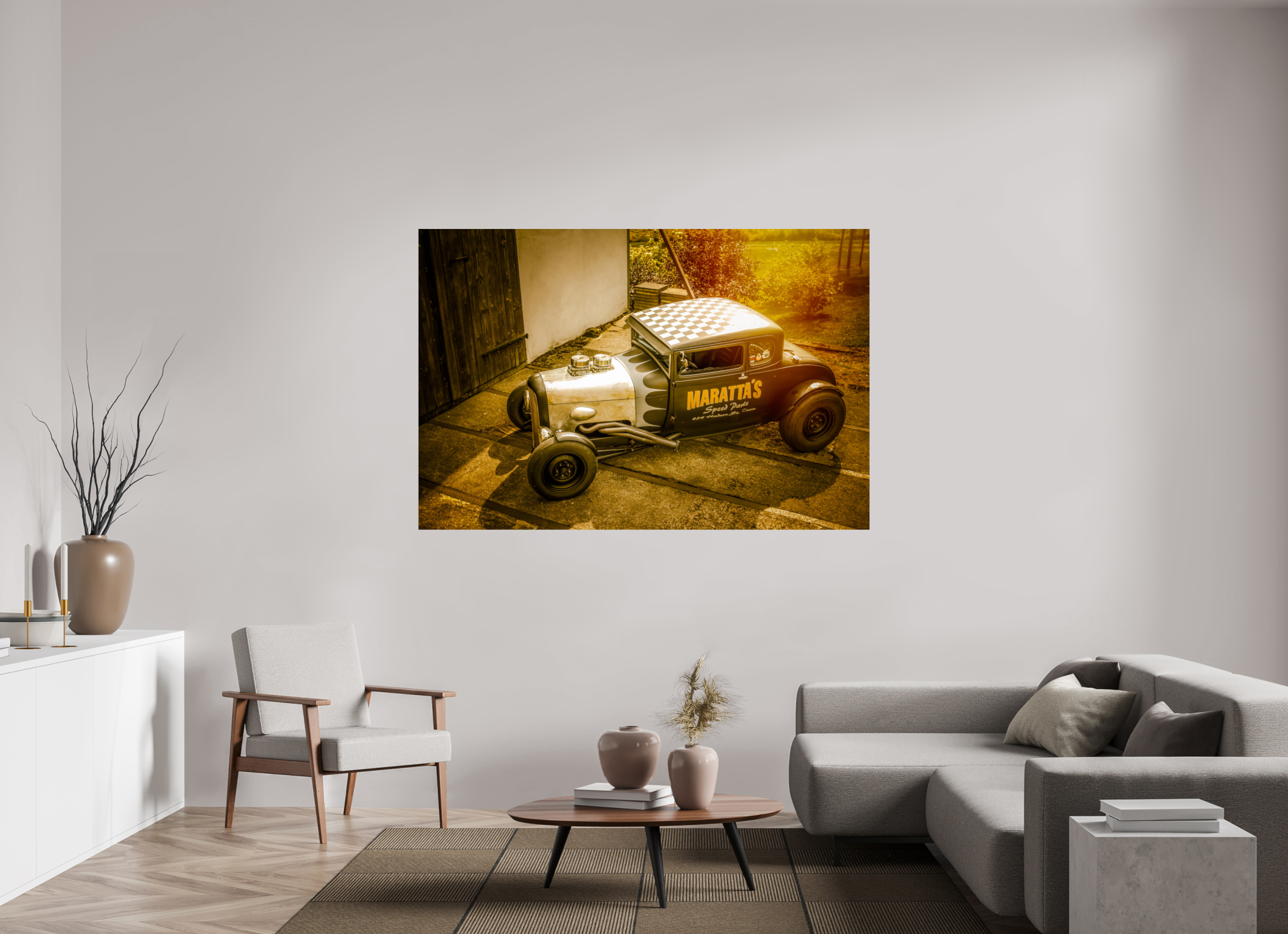 180 x 120 cm, Photo Print On Fuji Crystal DP II Hot Rod Maratta