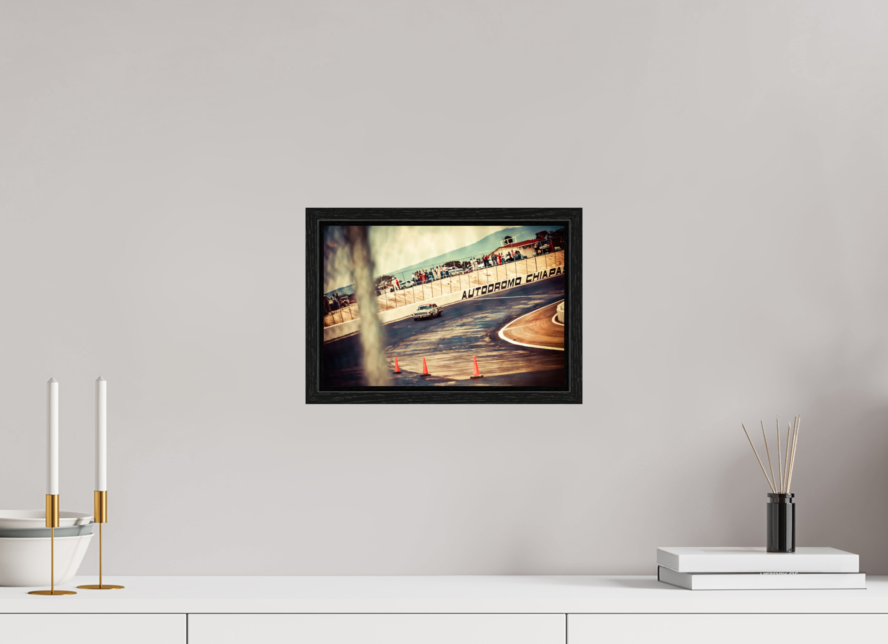 30 x 20 cm, Floater Frame La Carrera Panamerica Mexico