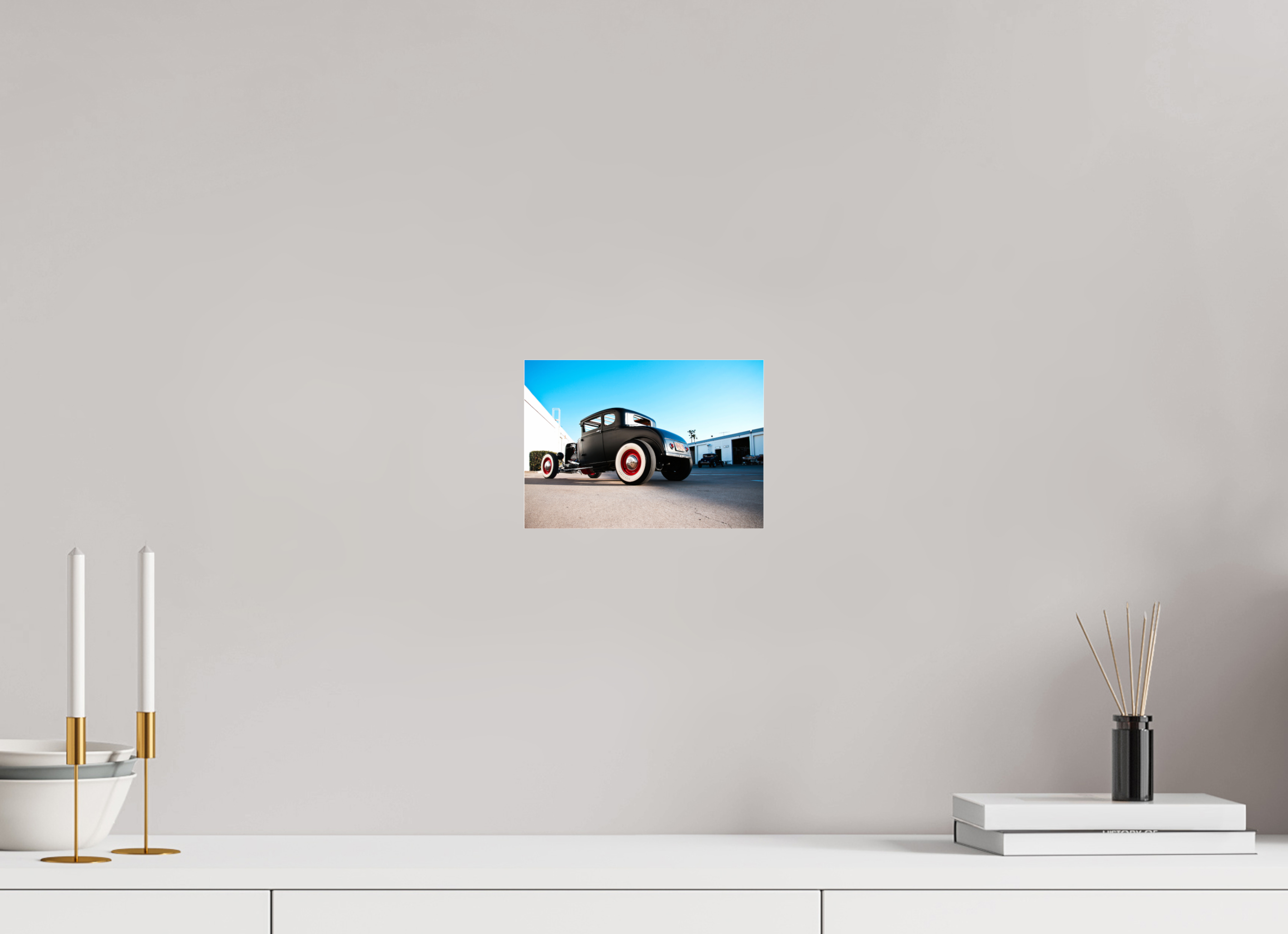 DIN A5 (21 x 14,8 cm), Photo Print Under Acrylic Glass Hot Rod - The Dynotones