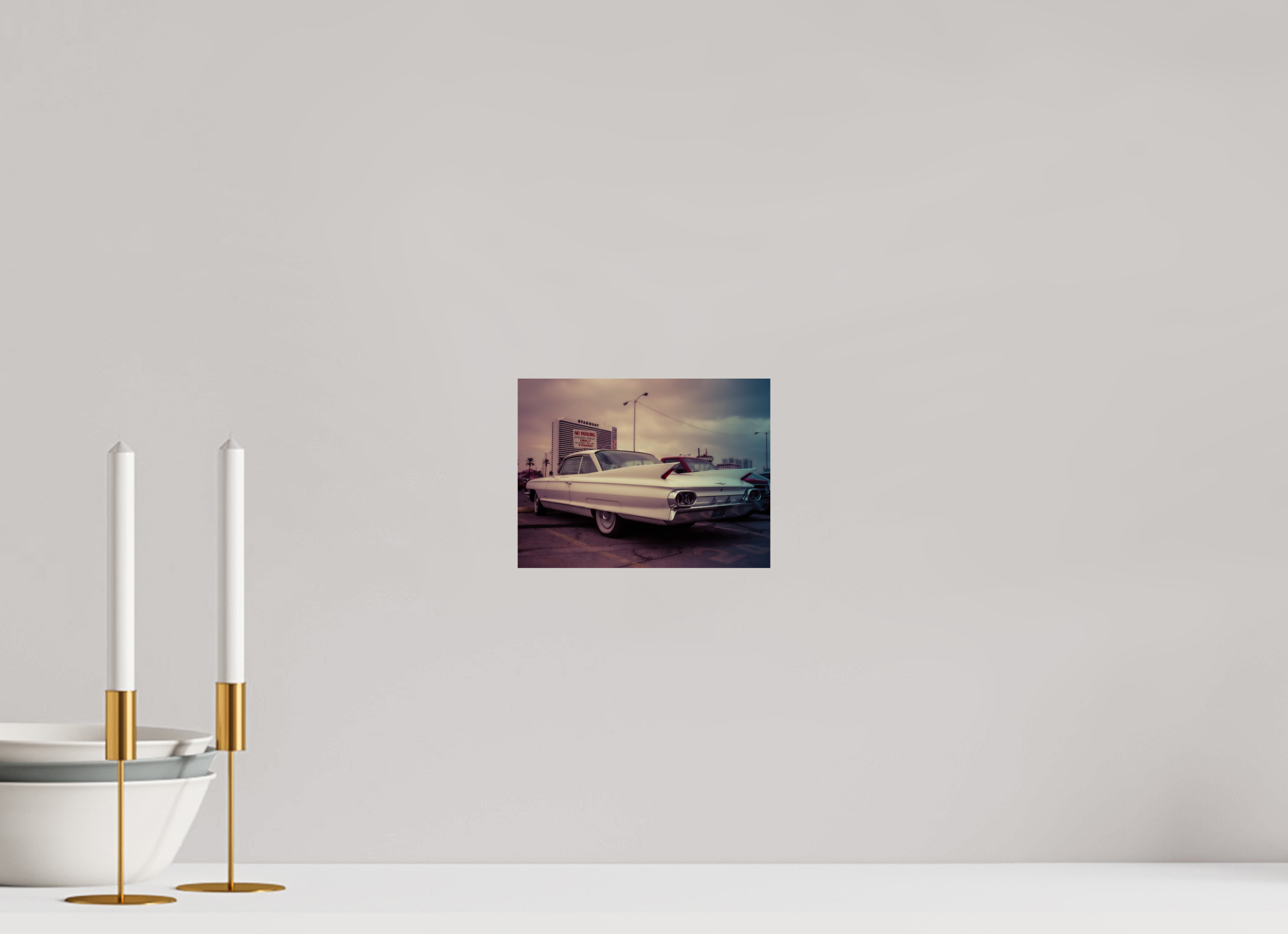 20 x 15 cm, Photo Print On Fuji Crystal DP II Vintage Las Vegas: Cadillac Stardust Hotel