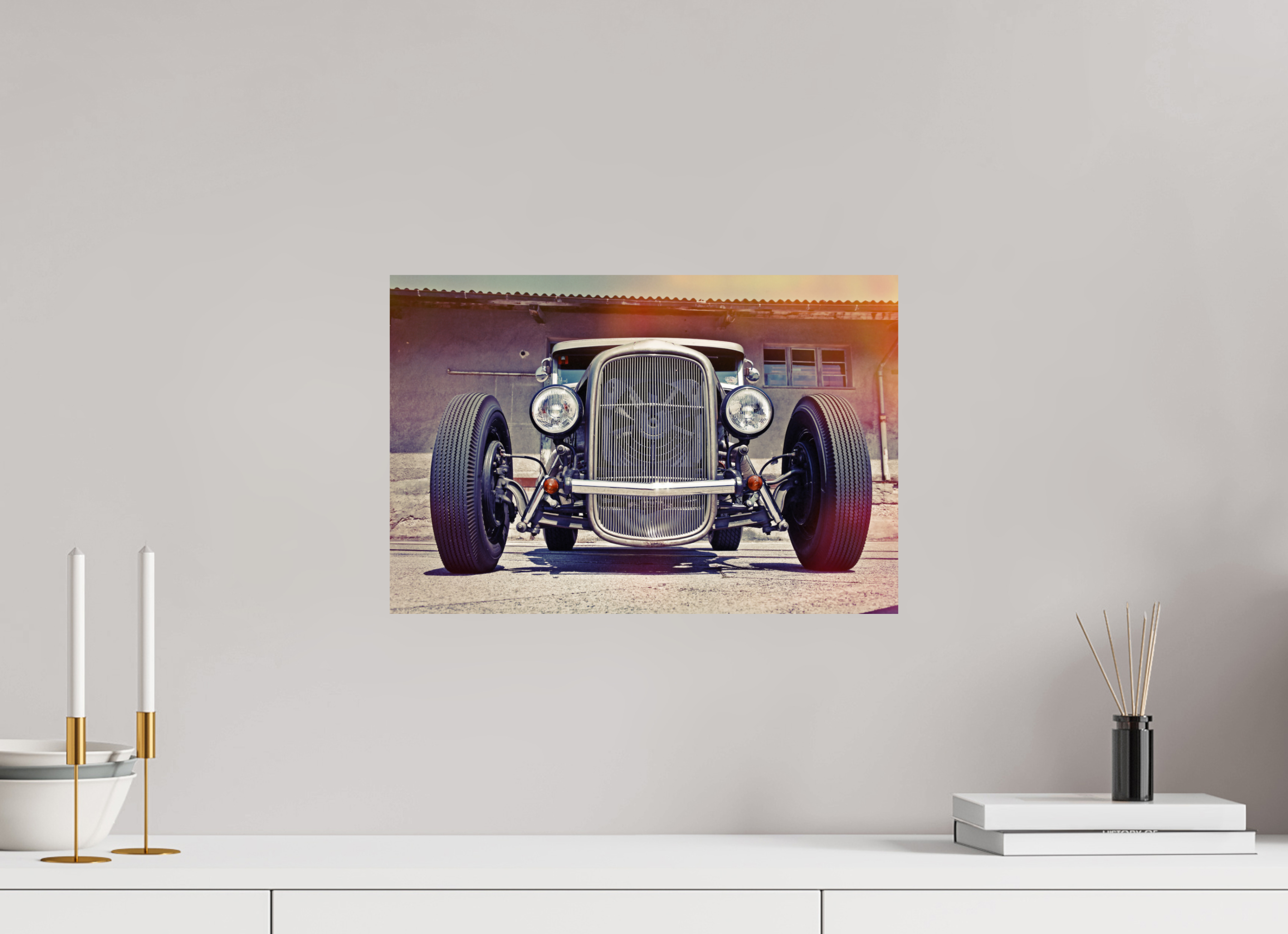 45 x 30 cm, Photo Print On Fuji Crystal DP II Jay Jay's Hot Rod
