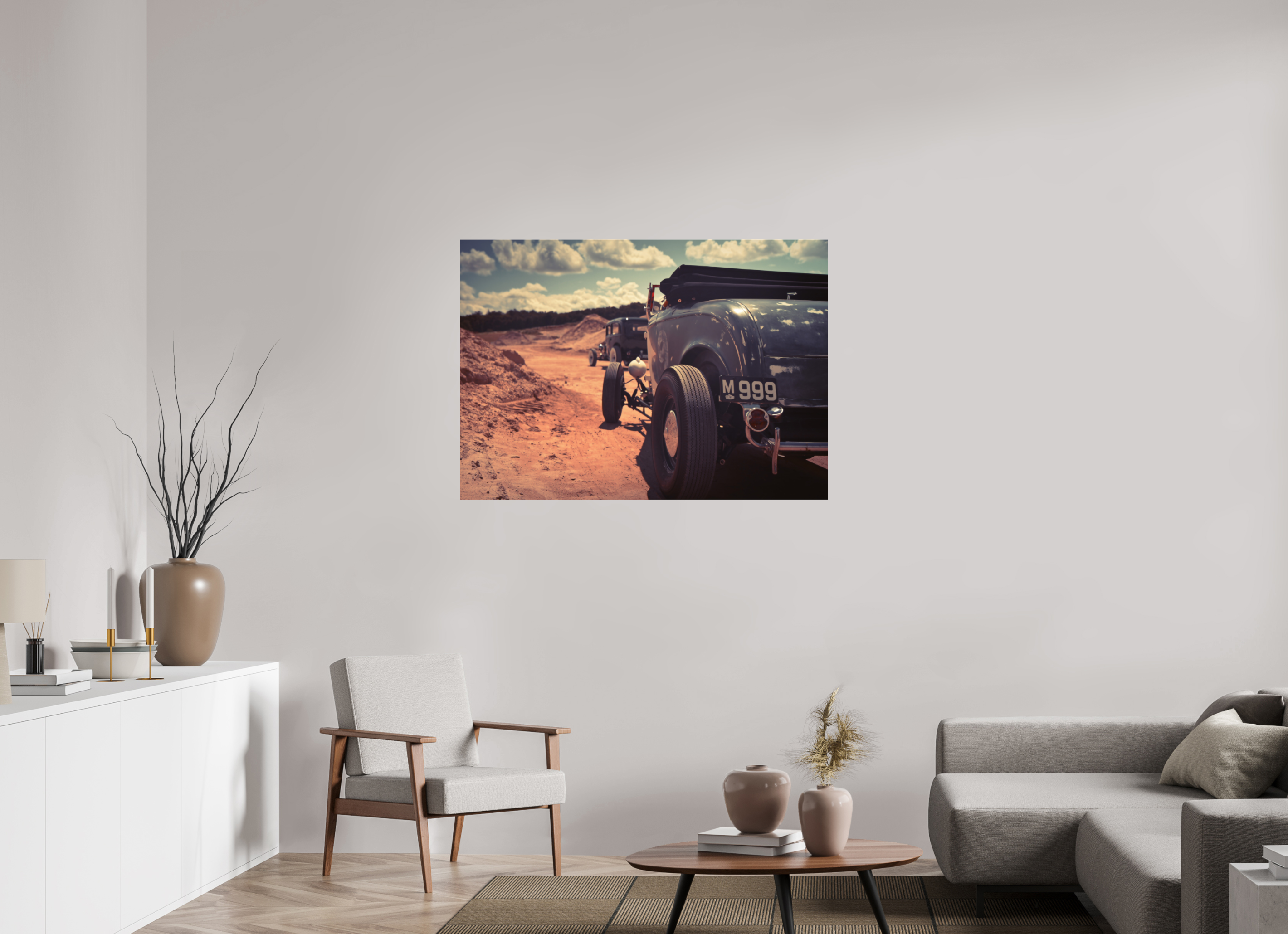 DIN A0 (118,9 x 84,1 cm), Photo Print Under Acrylic Glass Hot Rods at South Island Rumble