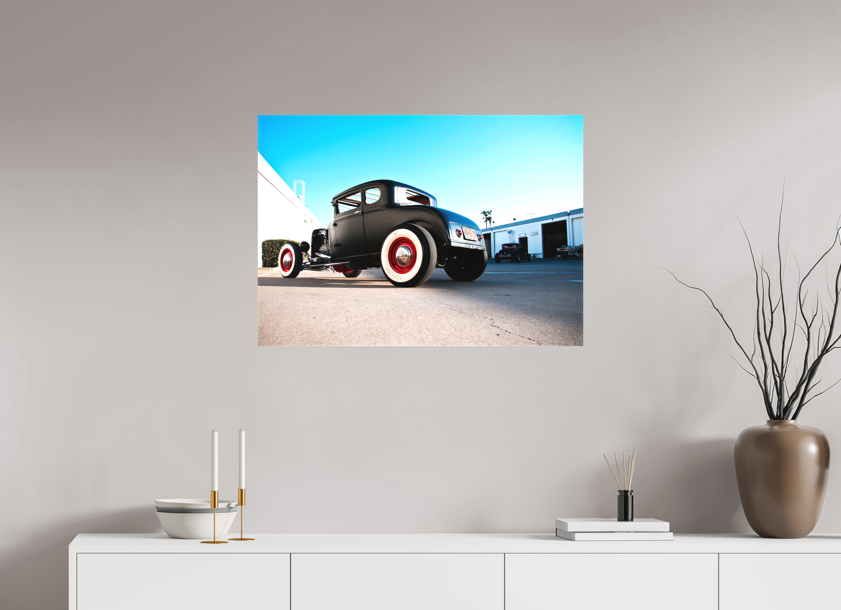 DIN A1 (84,1 x 59,4 cm), Leinwand matt Hot Rod - The Dynotones