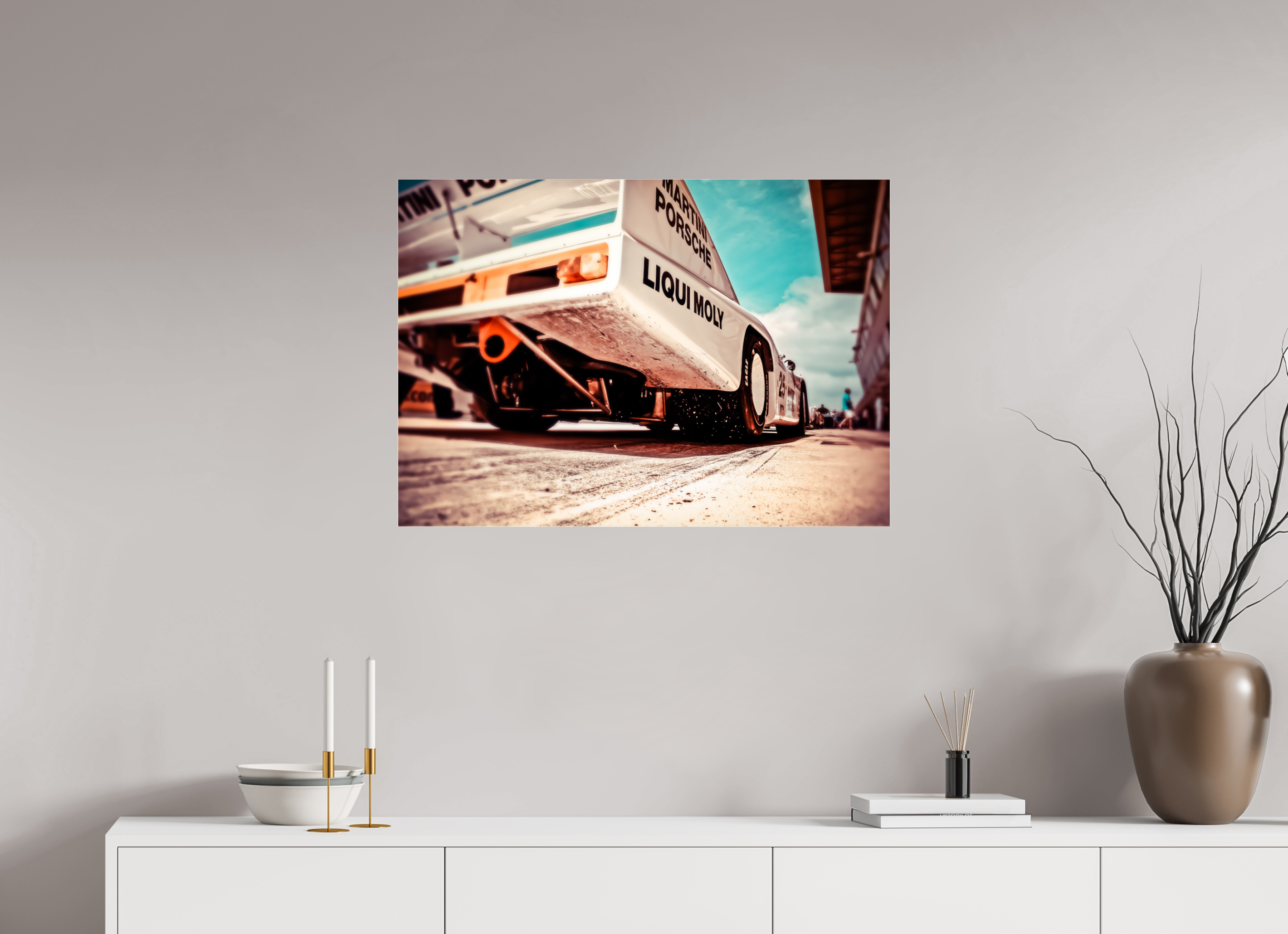DIN A1 (84,1 x 59,4 cm), Photo Print Under Acrylic Glass Le Mans 24 Heures du Mans Racing - II