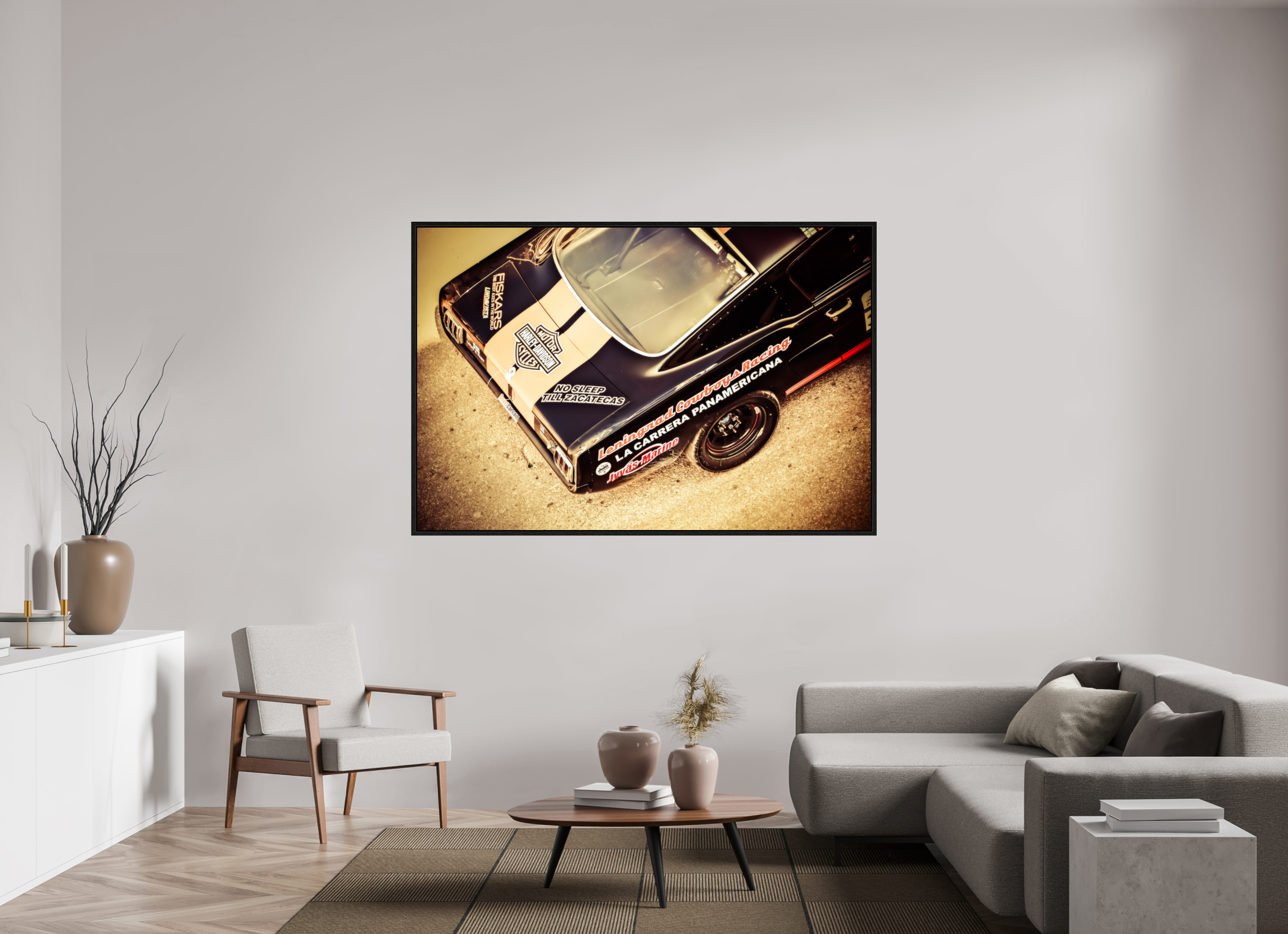 180 x 120 cm, Floater Frame La Carrera Panamerica Mexico - II