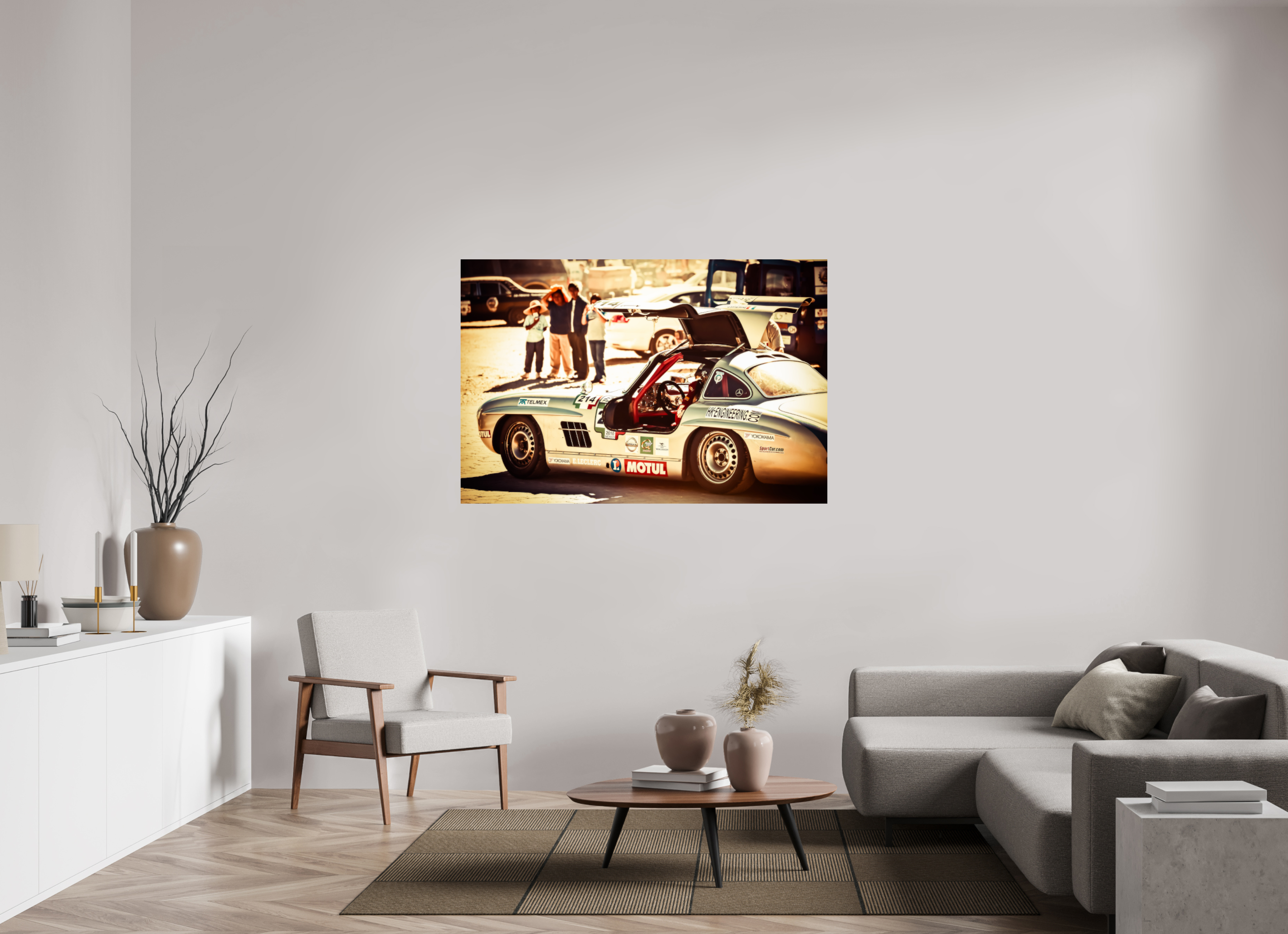 150 x 100 cm, Photo Print On Fuji Crystal DP II La Carrera Panamerica Mexico - IV