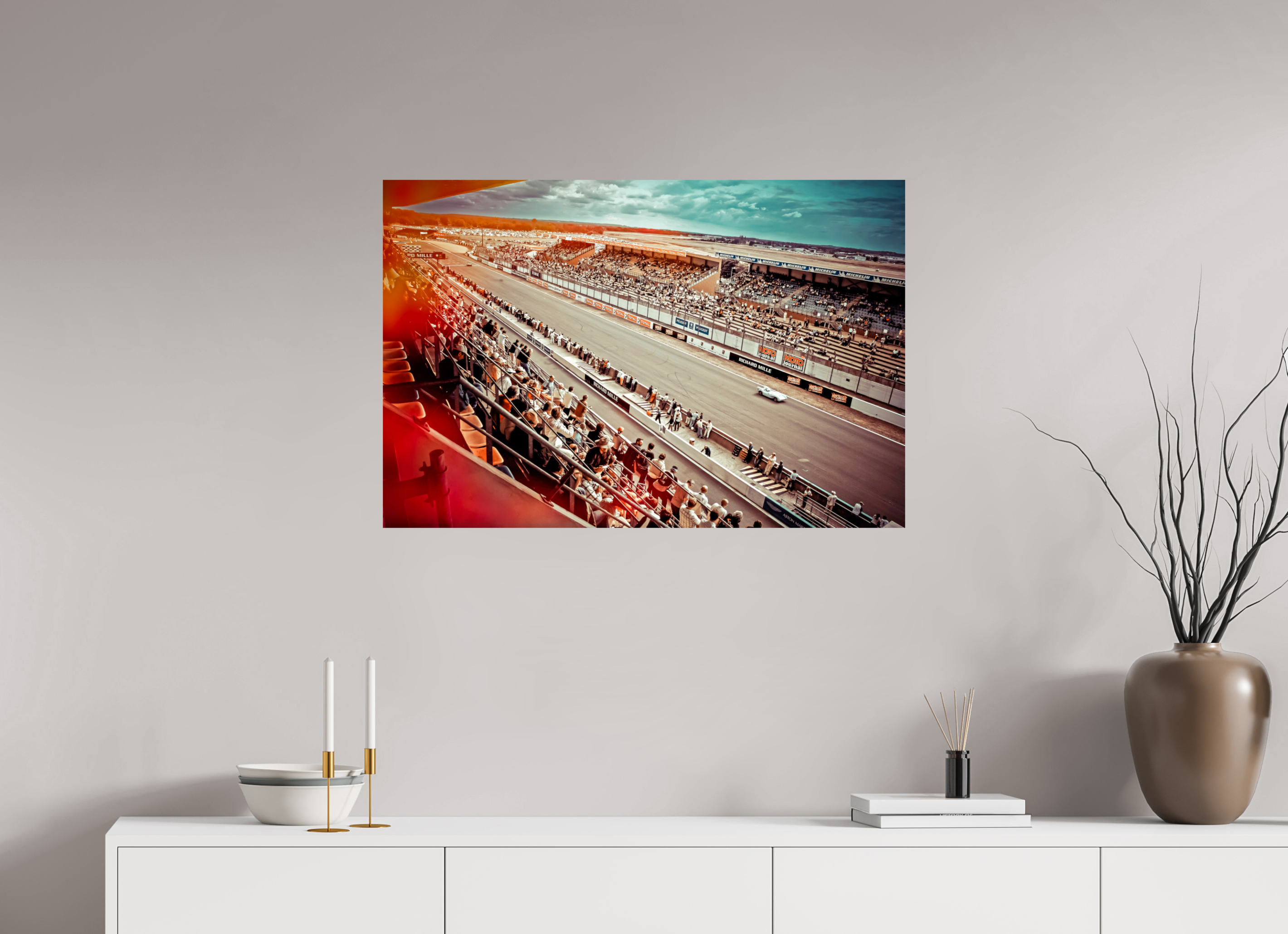 90 x 60 cm, Photo Print On Fuji Crystal DP II Le Mans - Circuit de la Sarthe