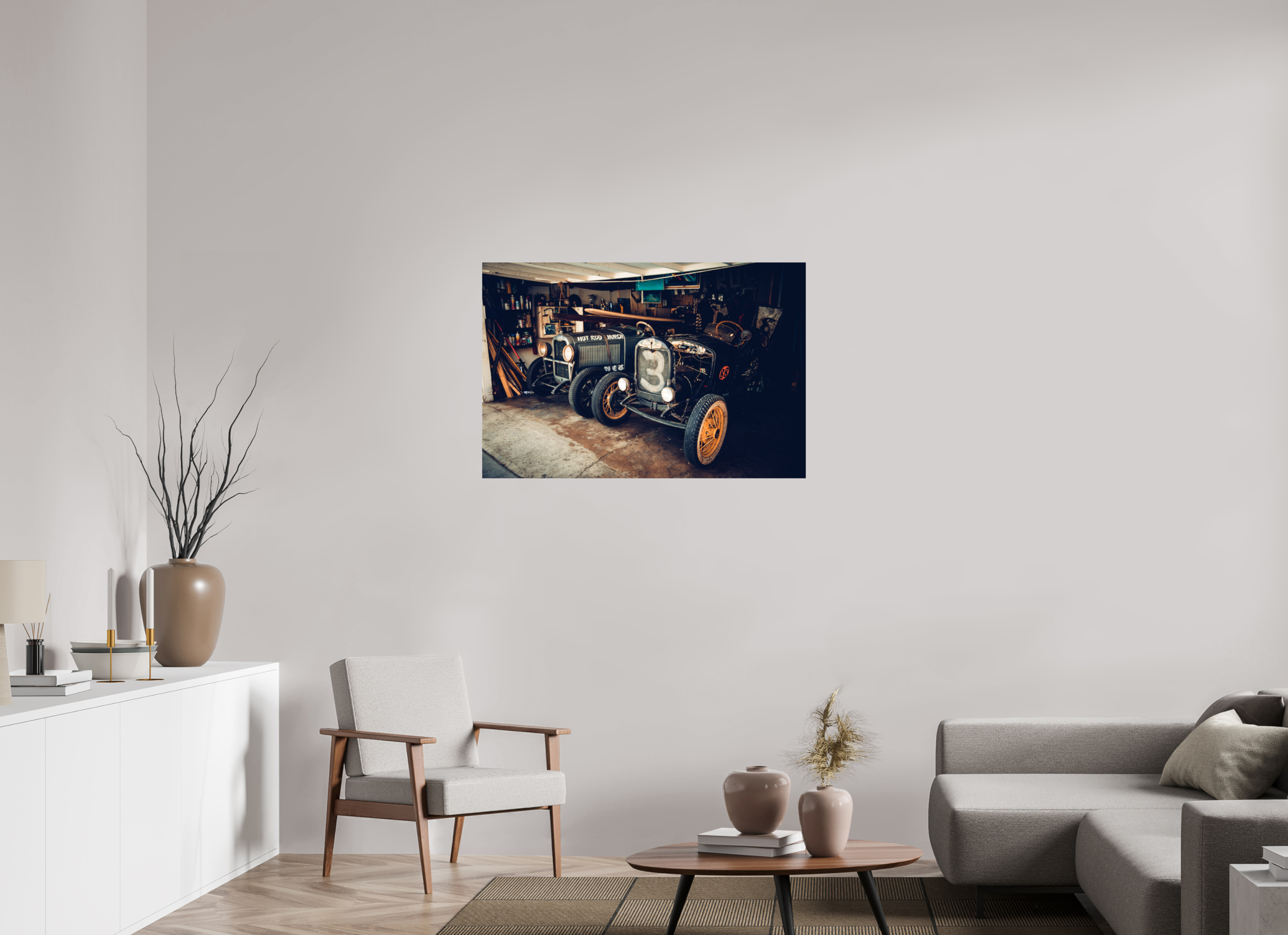 105 x 70 cm, Photo Print On Fuji Crystal DP II New York Garage