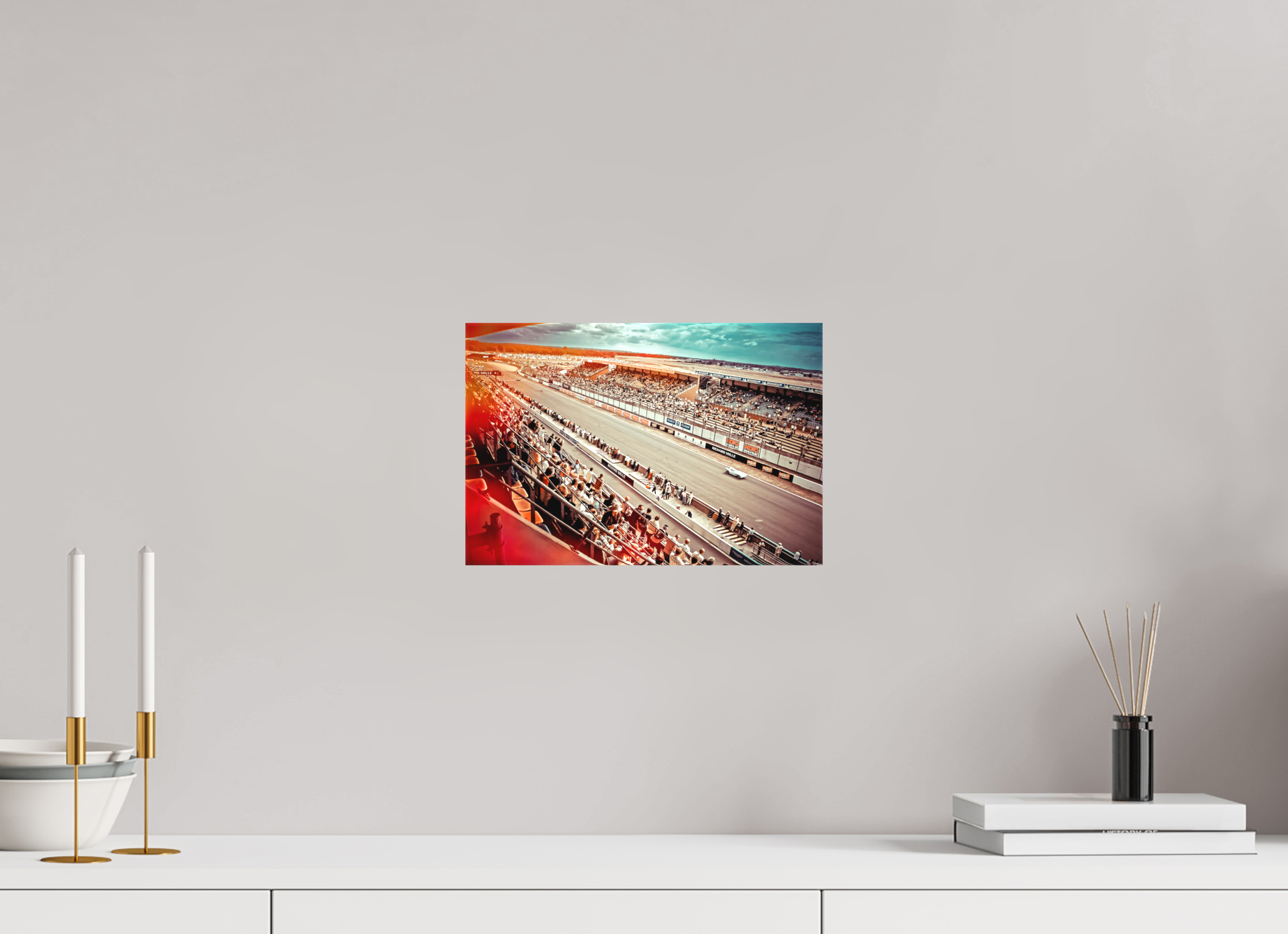 30 x 20 cm, Leinwand matt Le Mans - Circuit de la Sarthe
