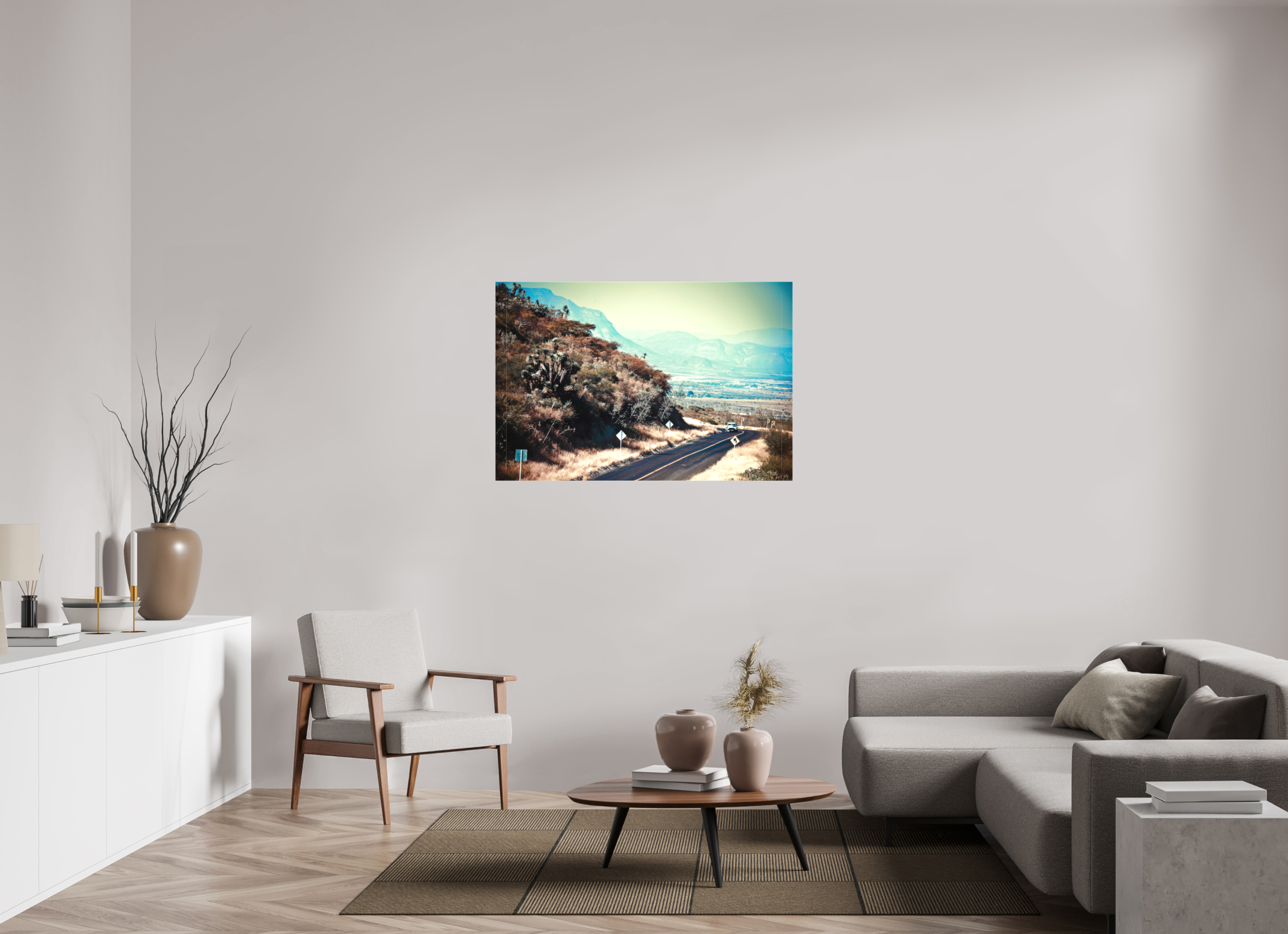 120 x 80 cm, Leinwand matt La Carrera Panamerica Mexico - V