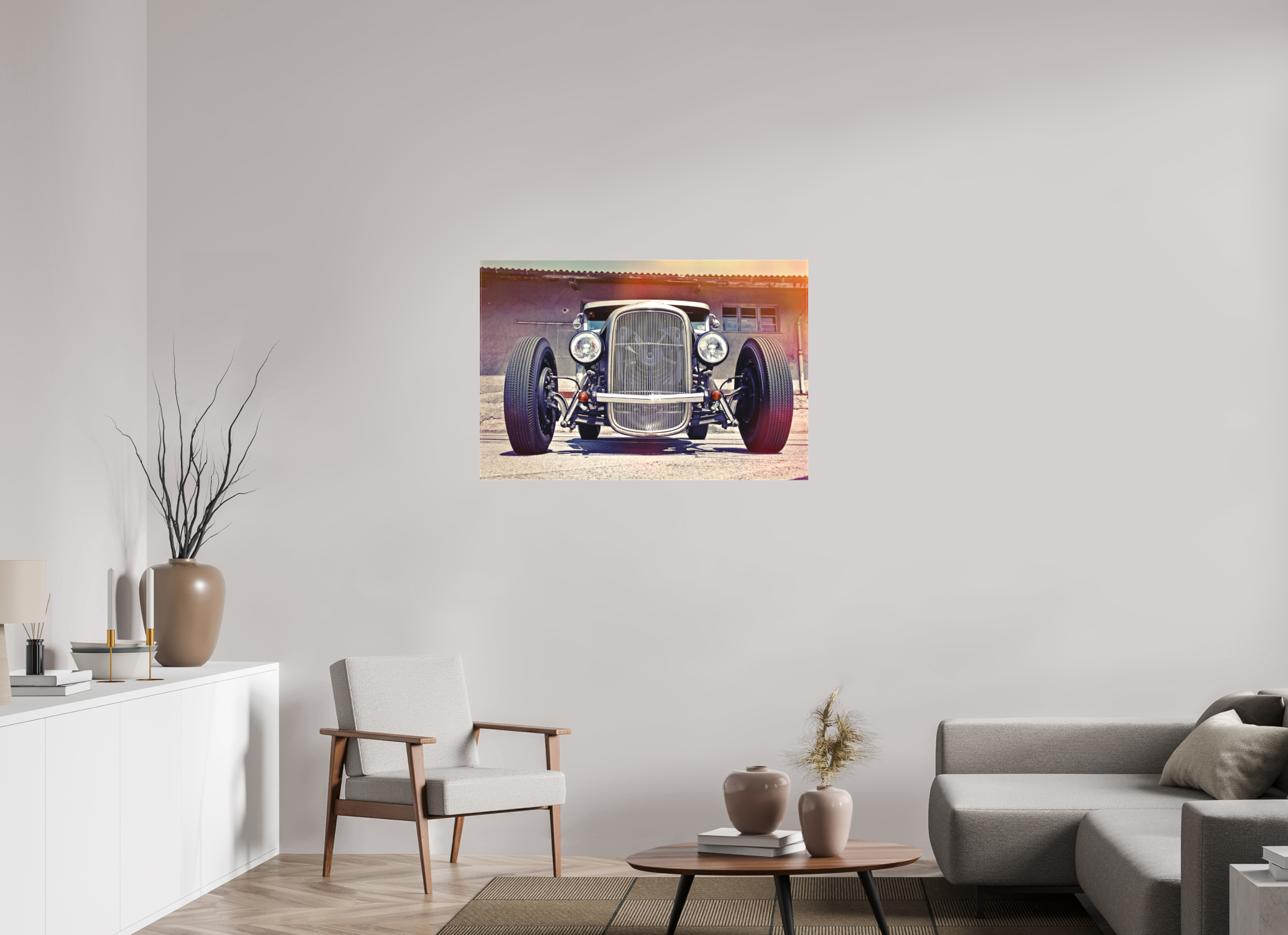 105 x 70 cm, Leinwand matt Jay Jay's Hot Rod