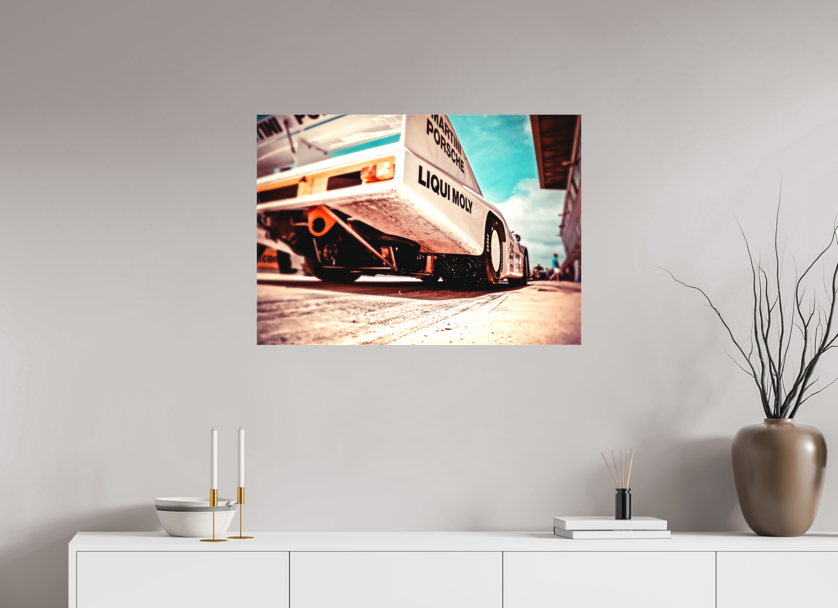 DIN A1 (84,1 x 59,4 cm), Leinwand matt Le Mans 24 Heures du Mans Racing - II
