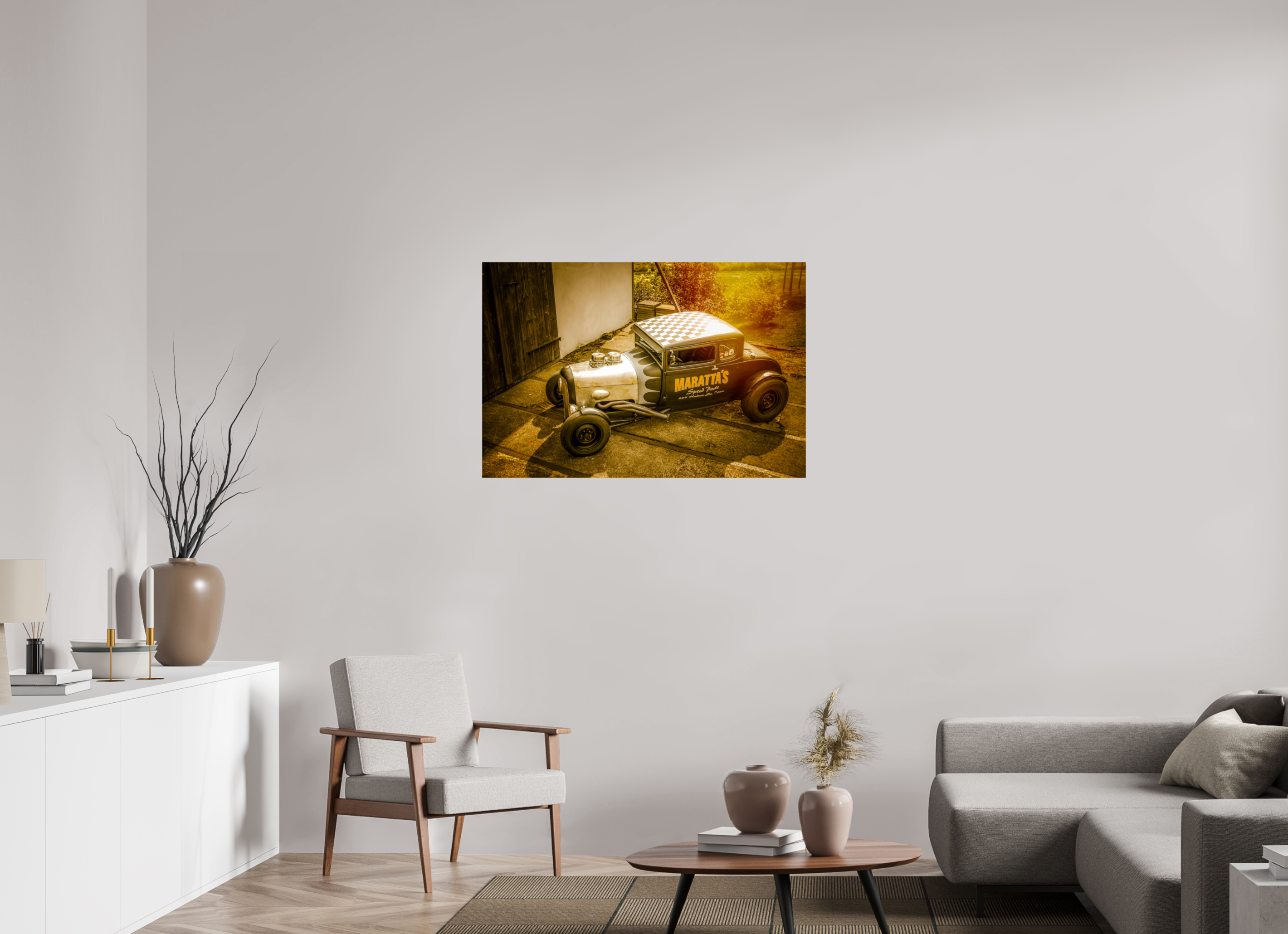 105 x 70 cm, Photo Print On Fuji Crystal DP II Hot Rod Maratta