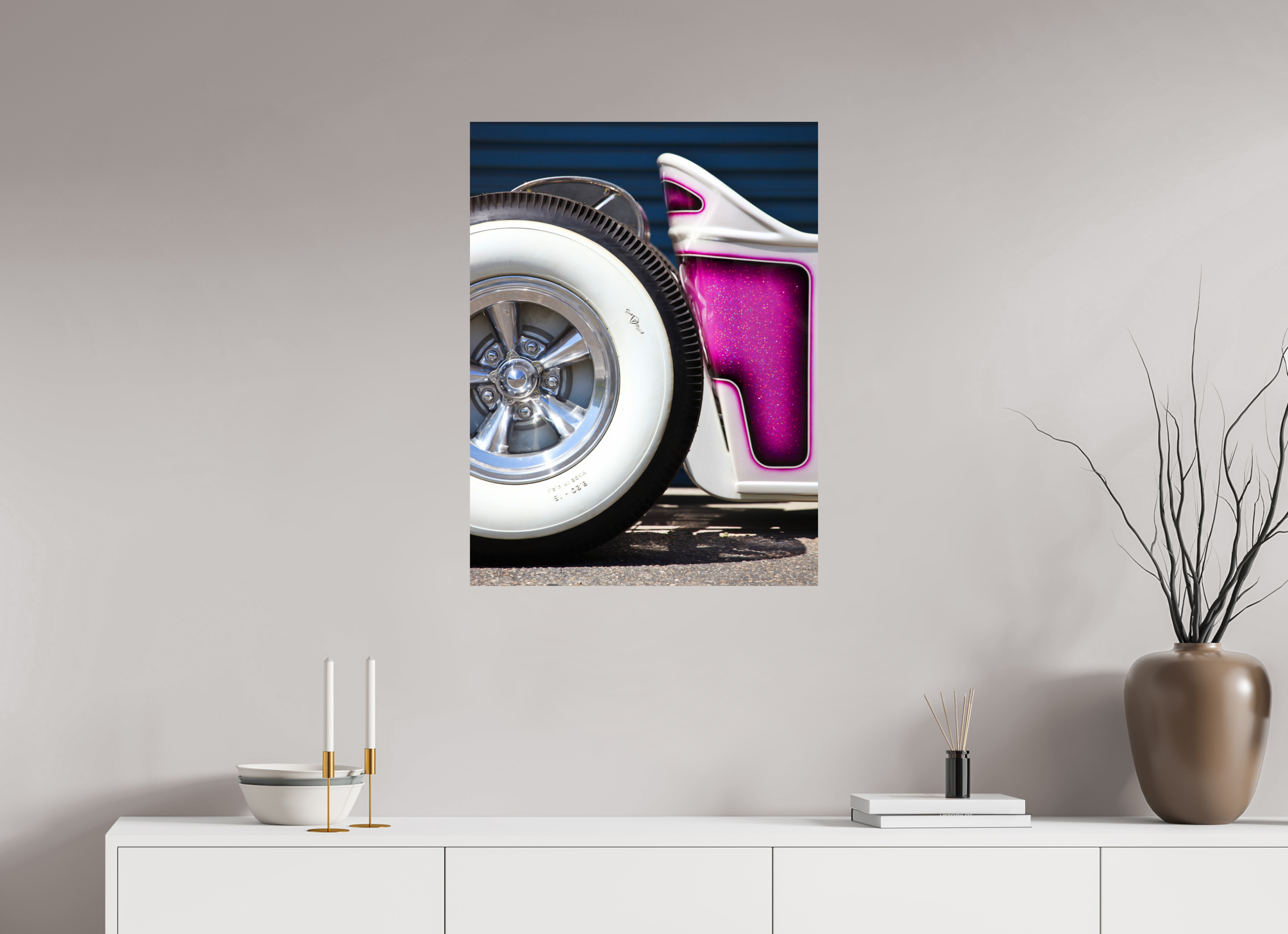 60 x 80 cm, Photo Print On Fuji Crystal DP II Hot Rods: Singapore Sling