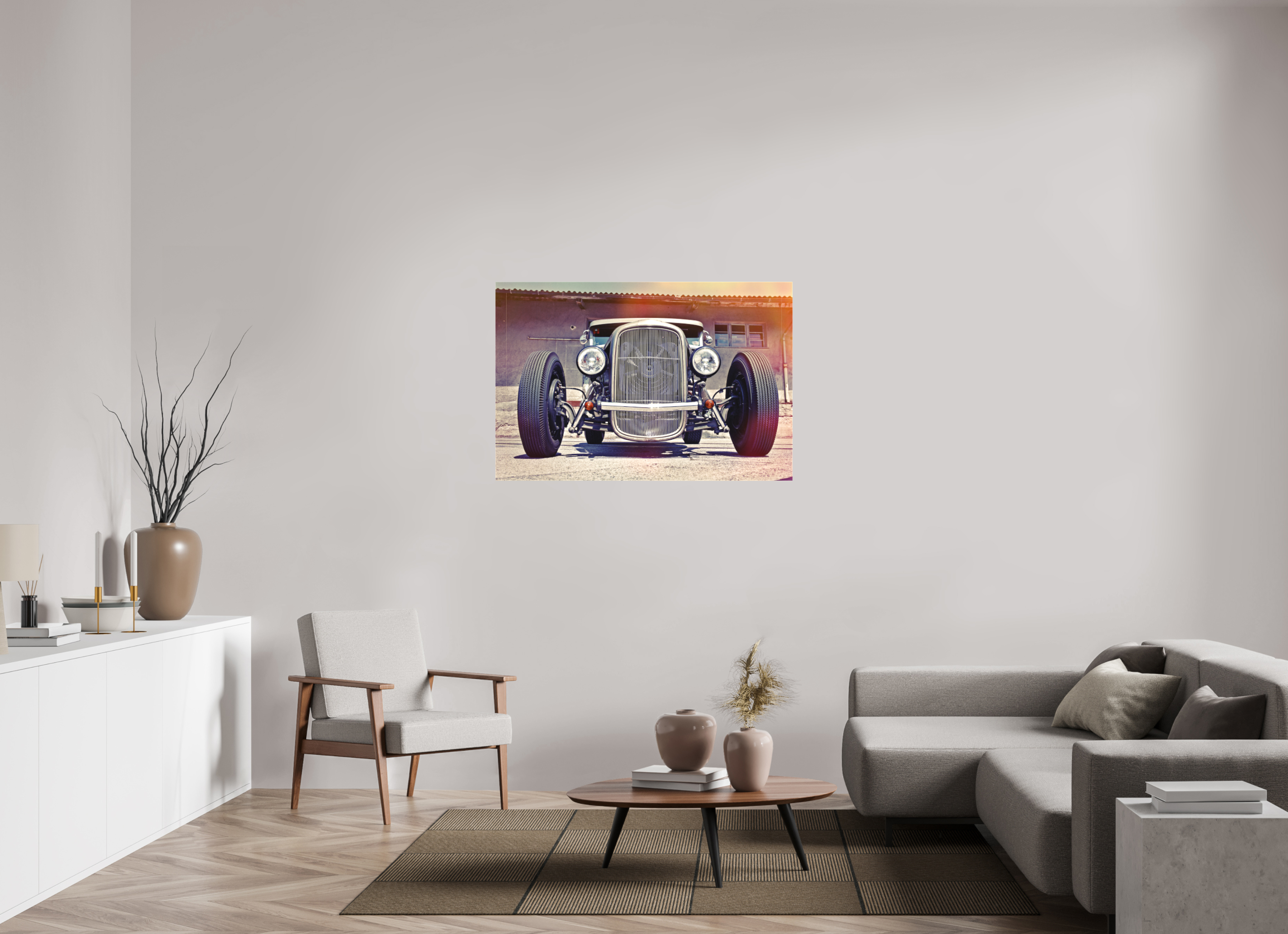 120 x 80 cm, Leinwand matt Jay Jay's Hot Rod