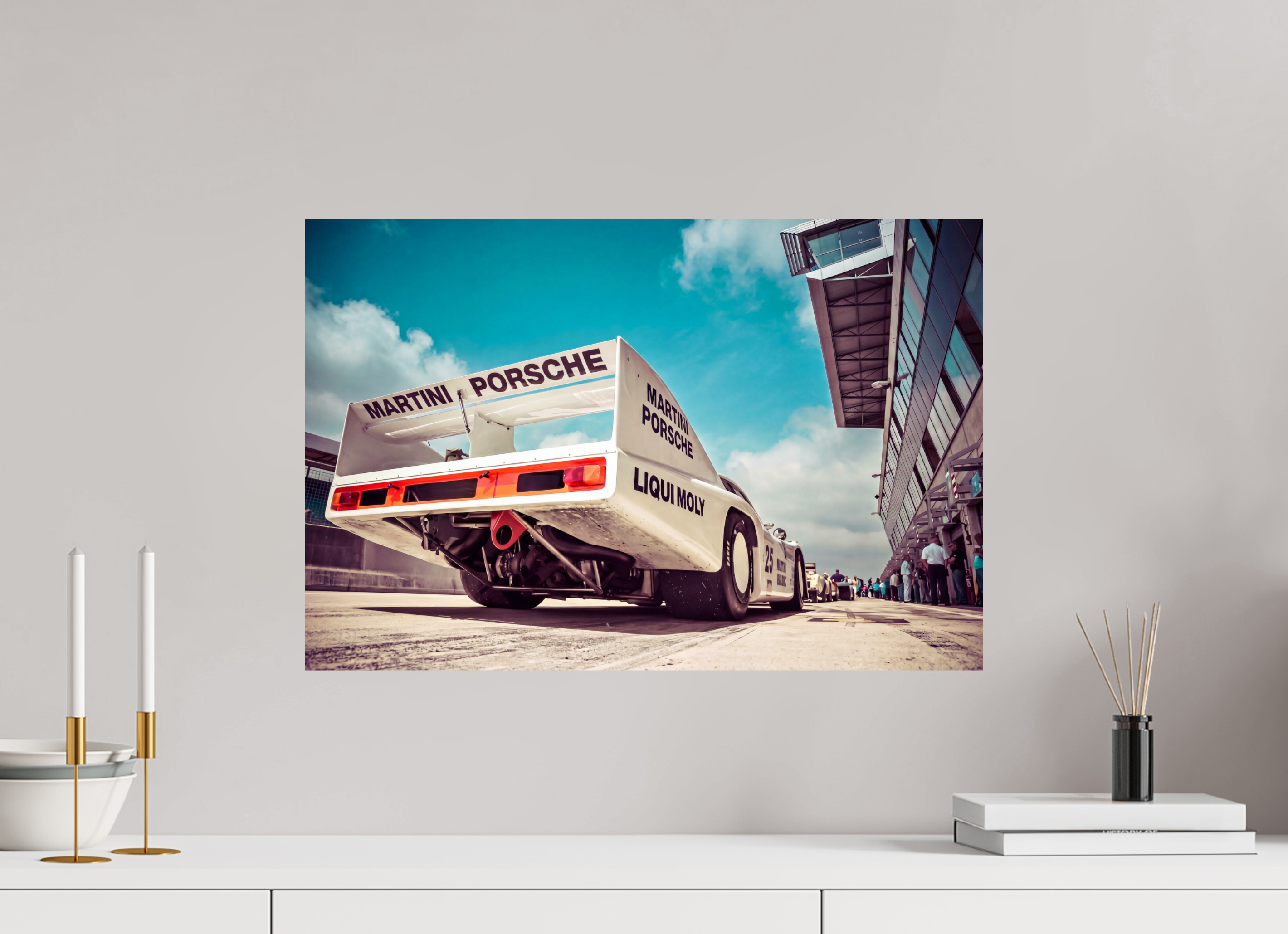 60 x 40 cm, Photo Print On Fuji Crystal DP II Le Mans - Porsche 936
