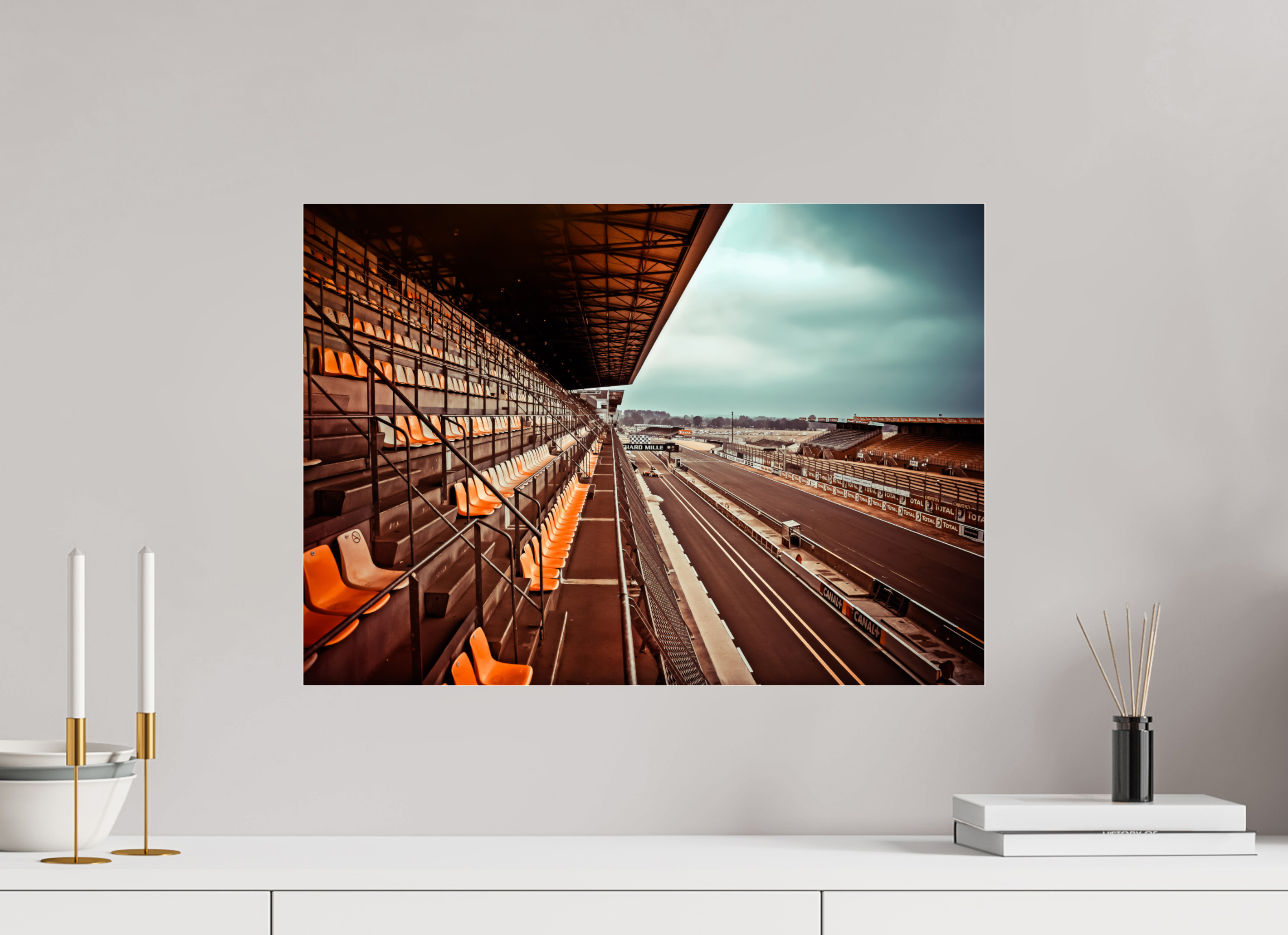 DIN A2 (59,4 x 42 cm), Photo Print Under Acrylic Glass Le Mans 24 Heures du Mans Racing - III
