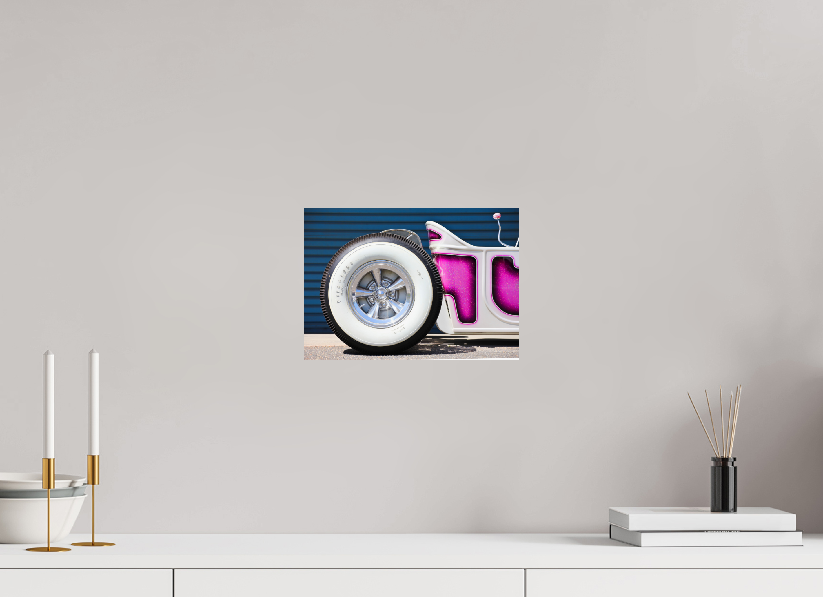 DIN A4 (29,7 x 21 cm), Photo Print On Fuji Crystal DP II Hot Rod Signapore Sling II