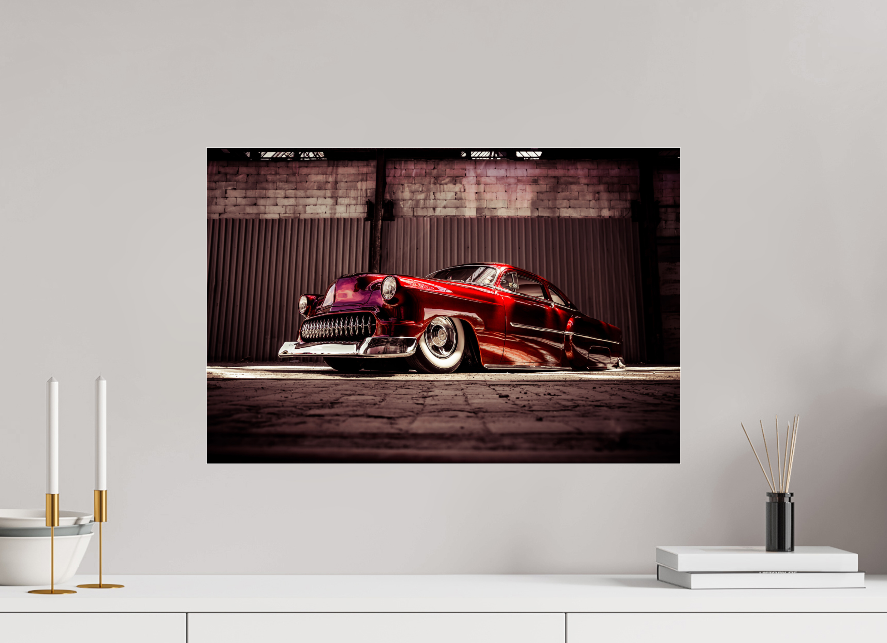 60 x 40 cm, Photo Print Under Acrylic Glass The Kandy Devil Kustom