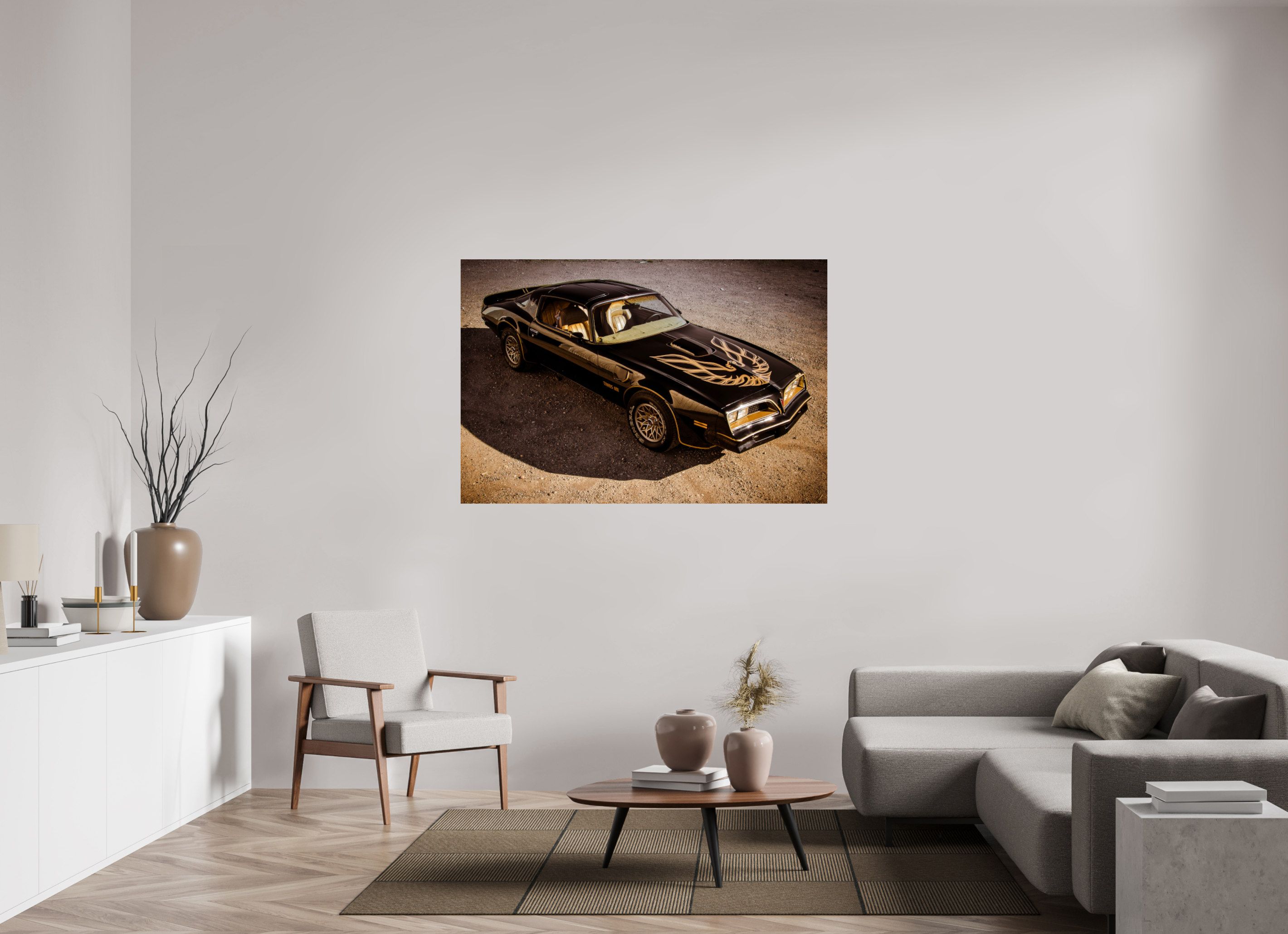 150 x 100 cm, Photo Print On Fuji Crystal DP II Pontiac Trans Am Firebird | Bandit