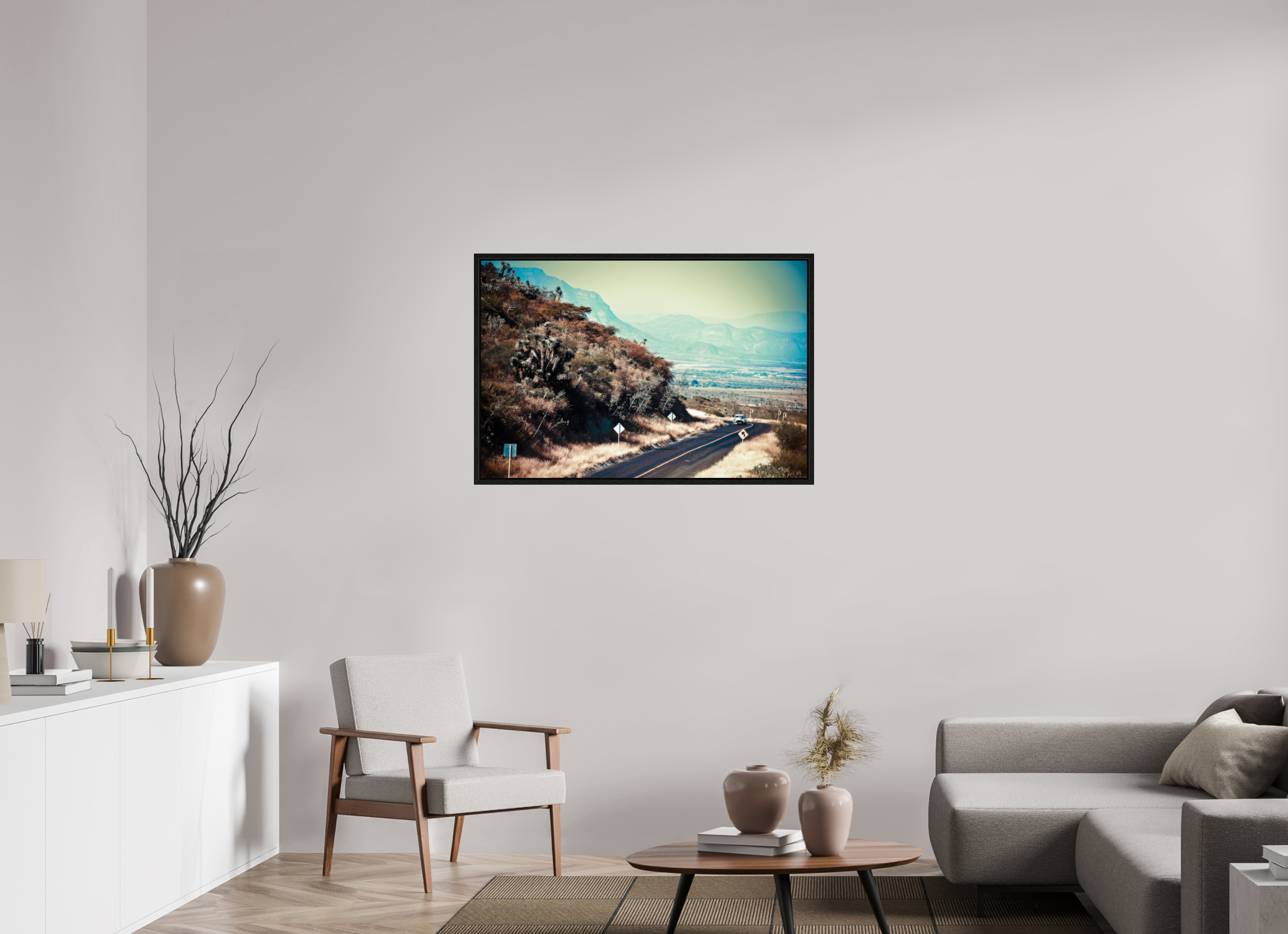 105 x 70 cm, Floater Frame La Carrera Panamerica Mexico - V