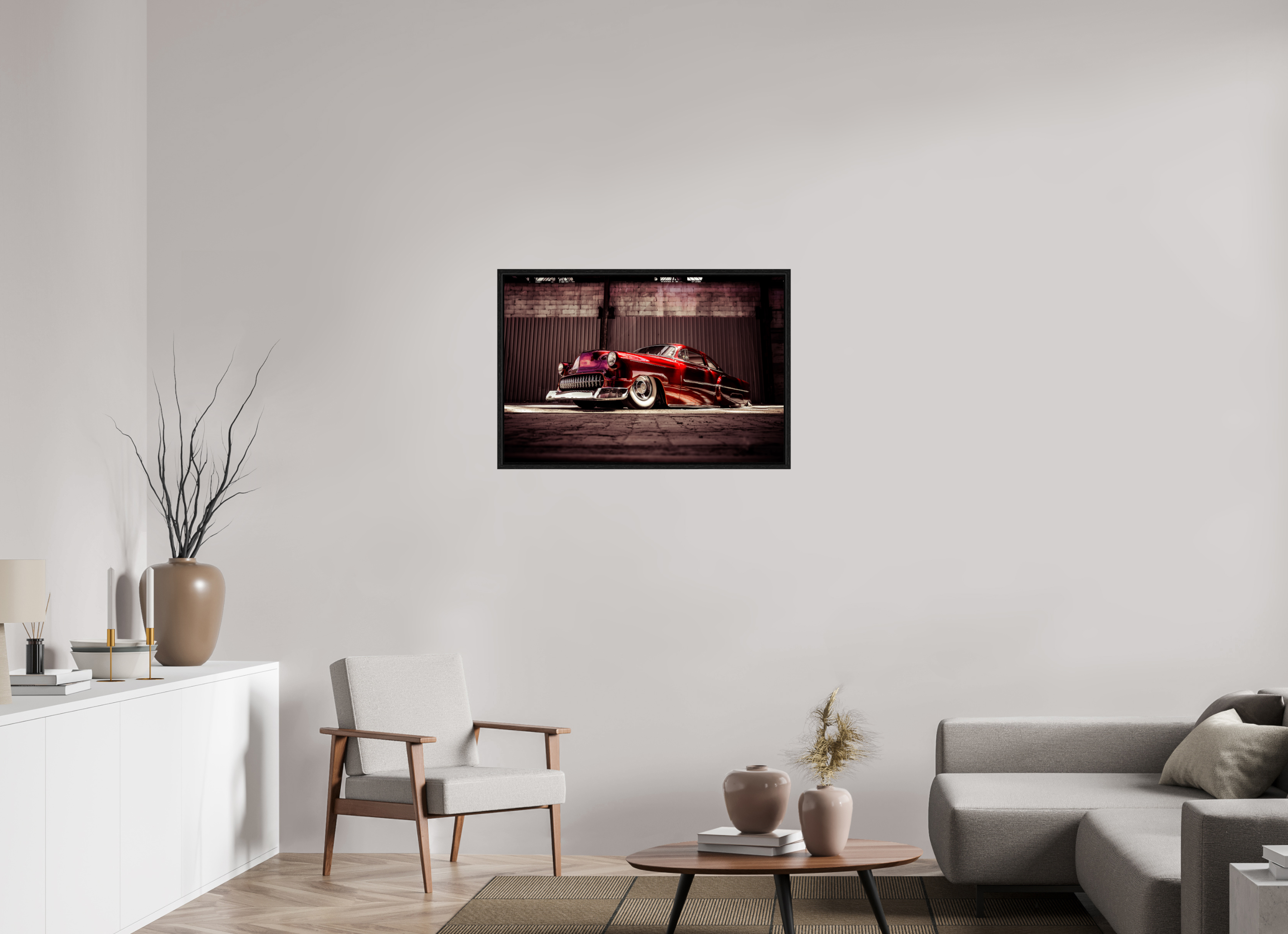90 x 60 cm, Floater Frame The Kandy Devil Kustom