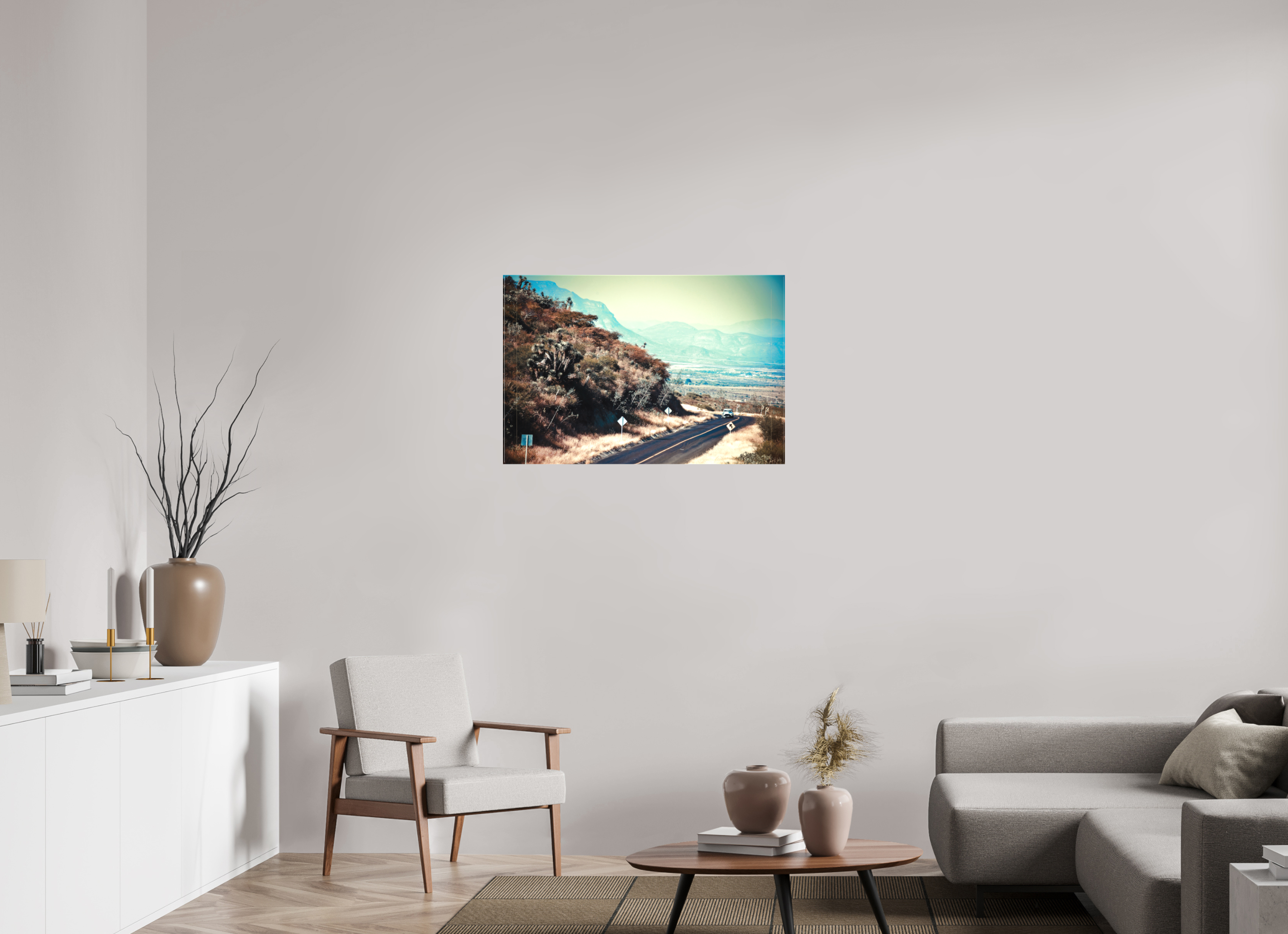 90 x 60 cm, Leinwand matt La Carrera Panamerica Mexico - V