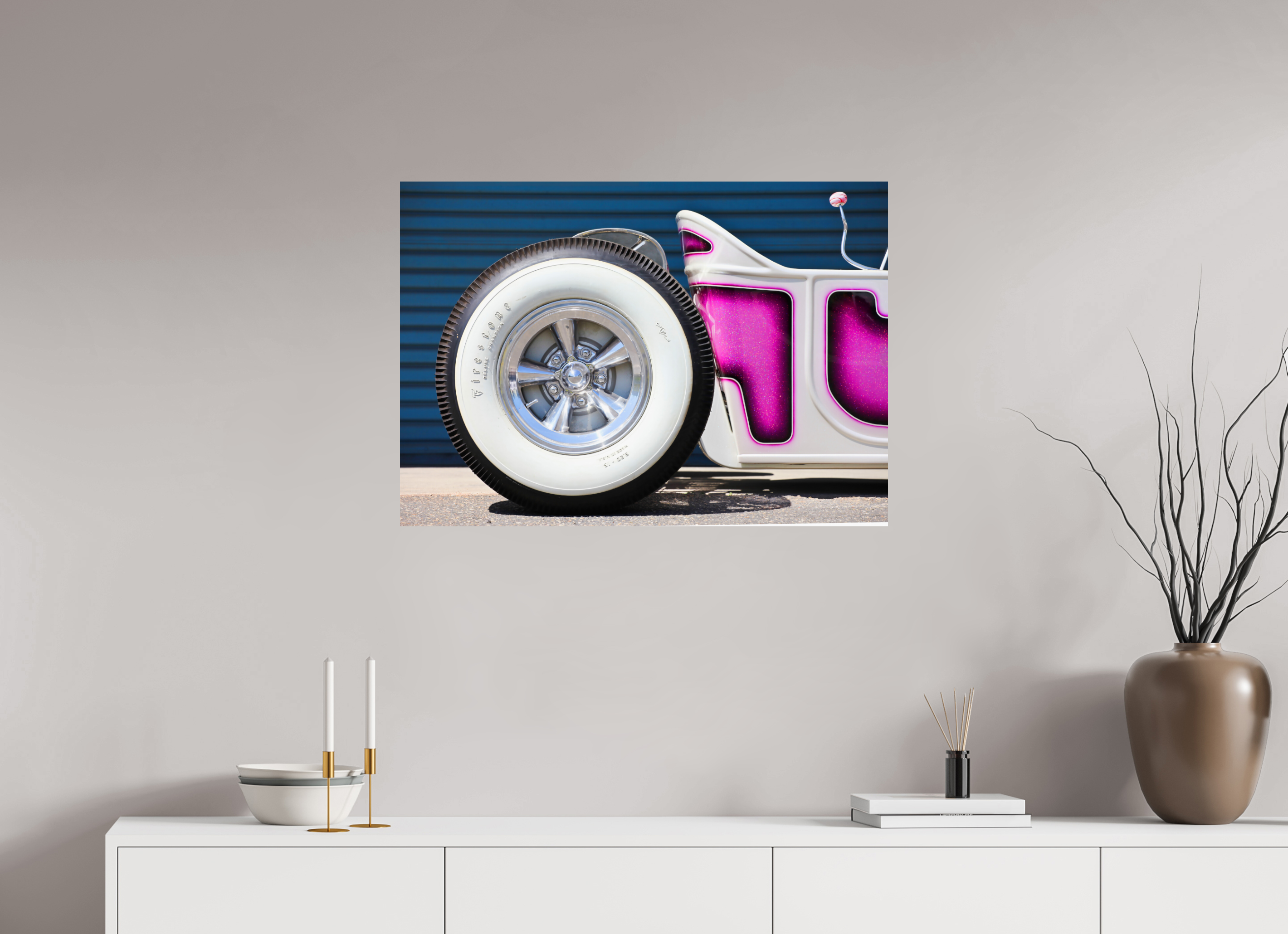 DIN A1 (84,1 x 59,4 cm), Photo Print On Fuji Crystal DP II Hot Rod Signapore Sling II