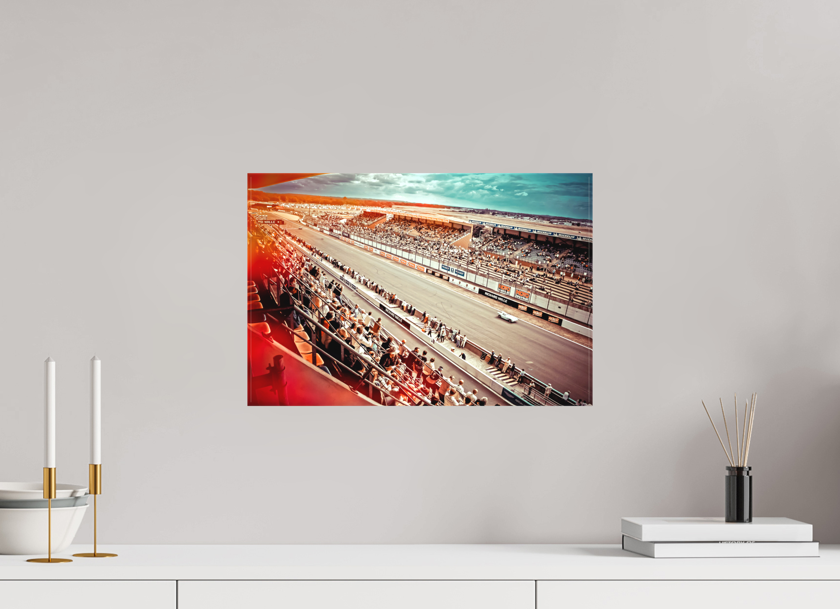 45 x 30 cm, Leinwand matt Le Mans - Circuit de la Sarthe